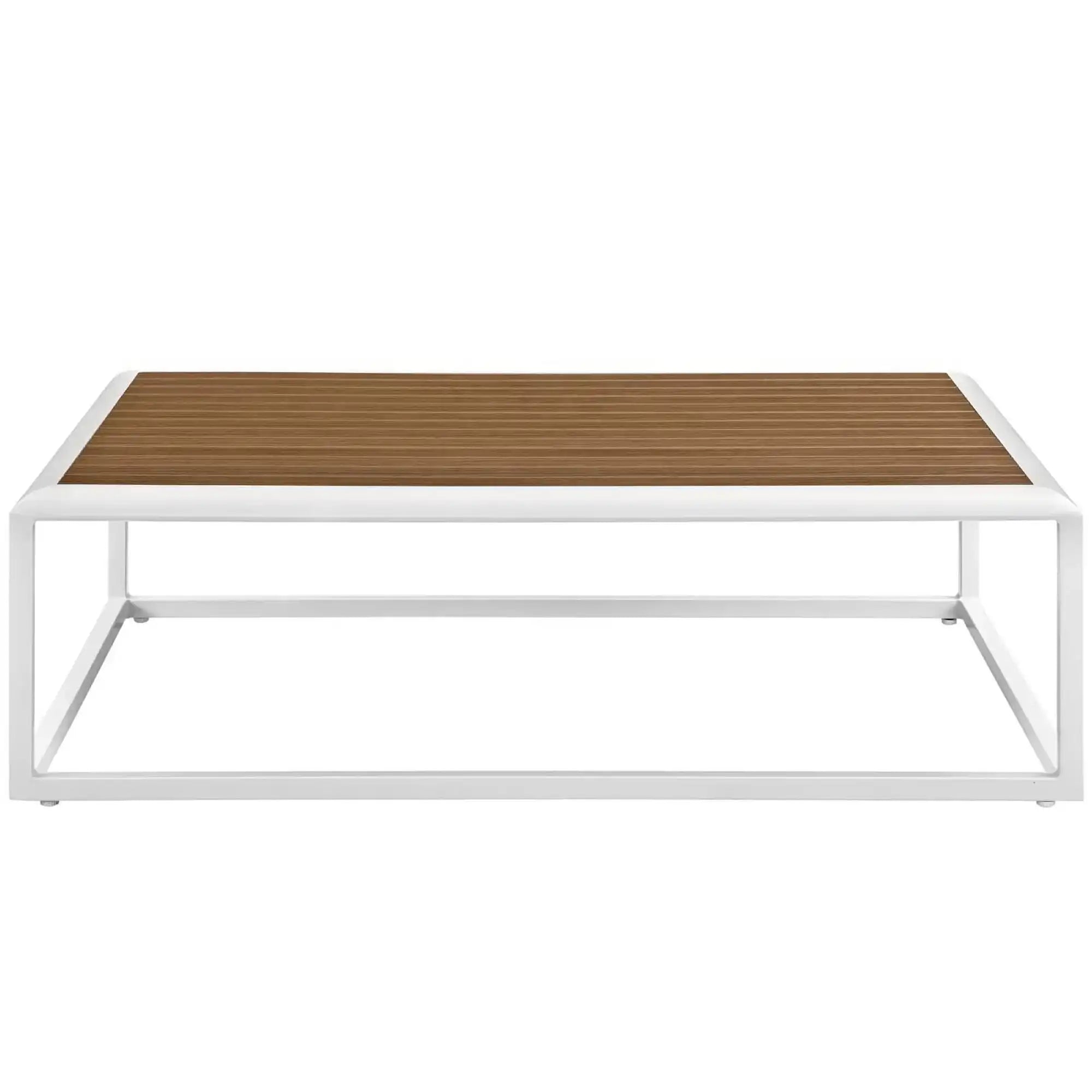 Stance Outdoor Patio Aluminum Coffee Table by Modway - Best Buy Furniture