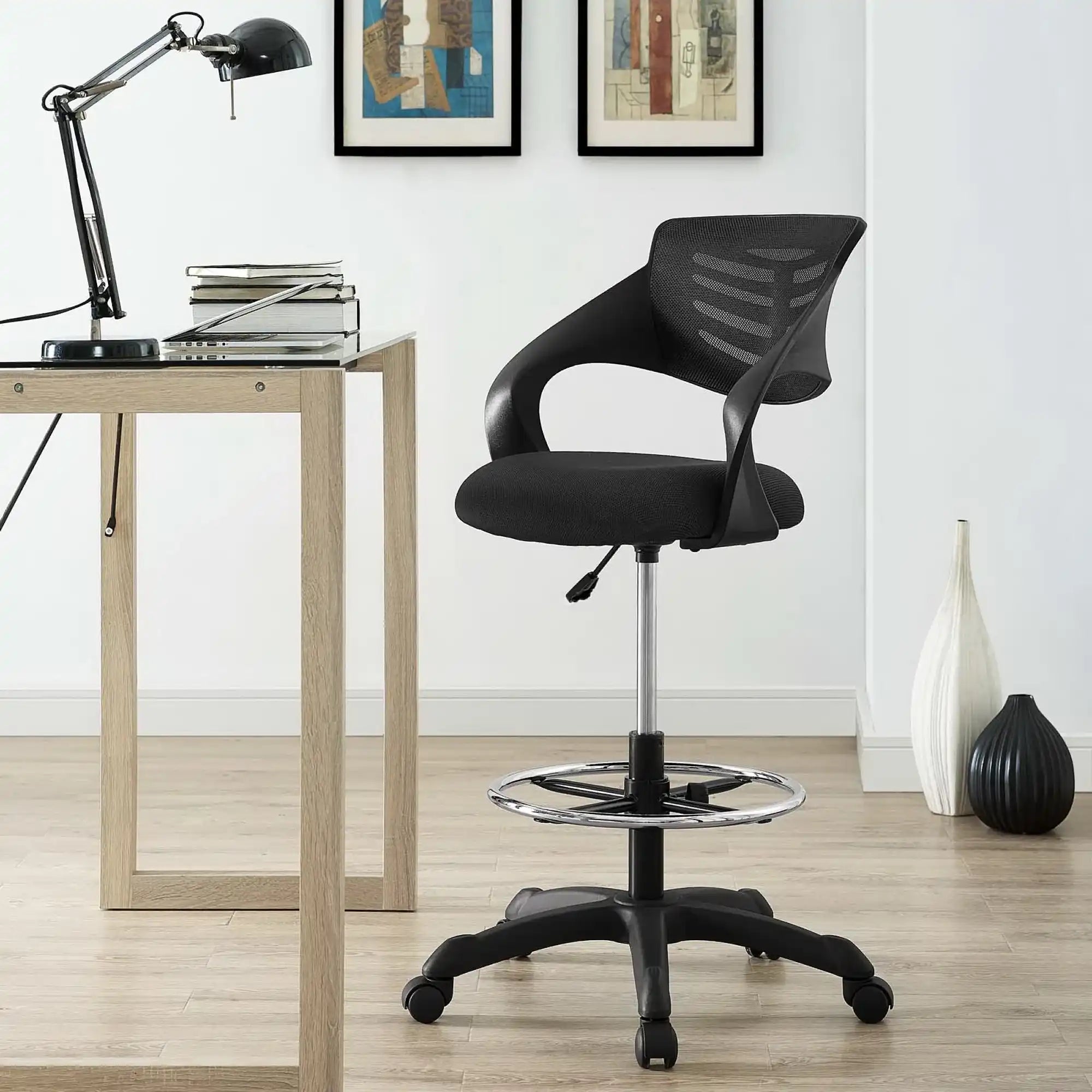 Thrive Mesh Drafting Chair by Modway - Best Buy Furniture