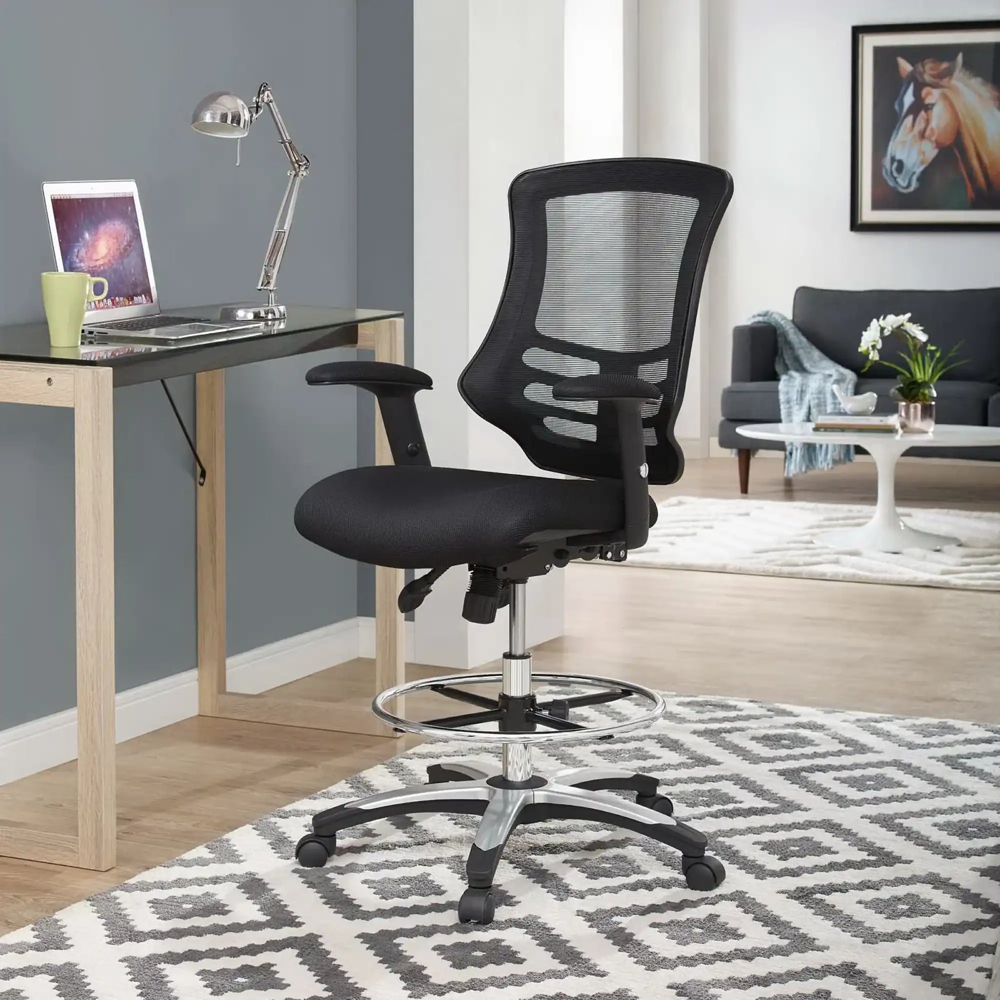 Calibrate Mesh Drafting Chair by Modway - Best Buy Furniture