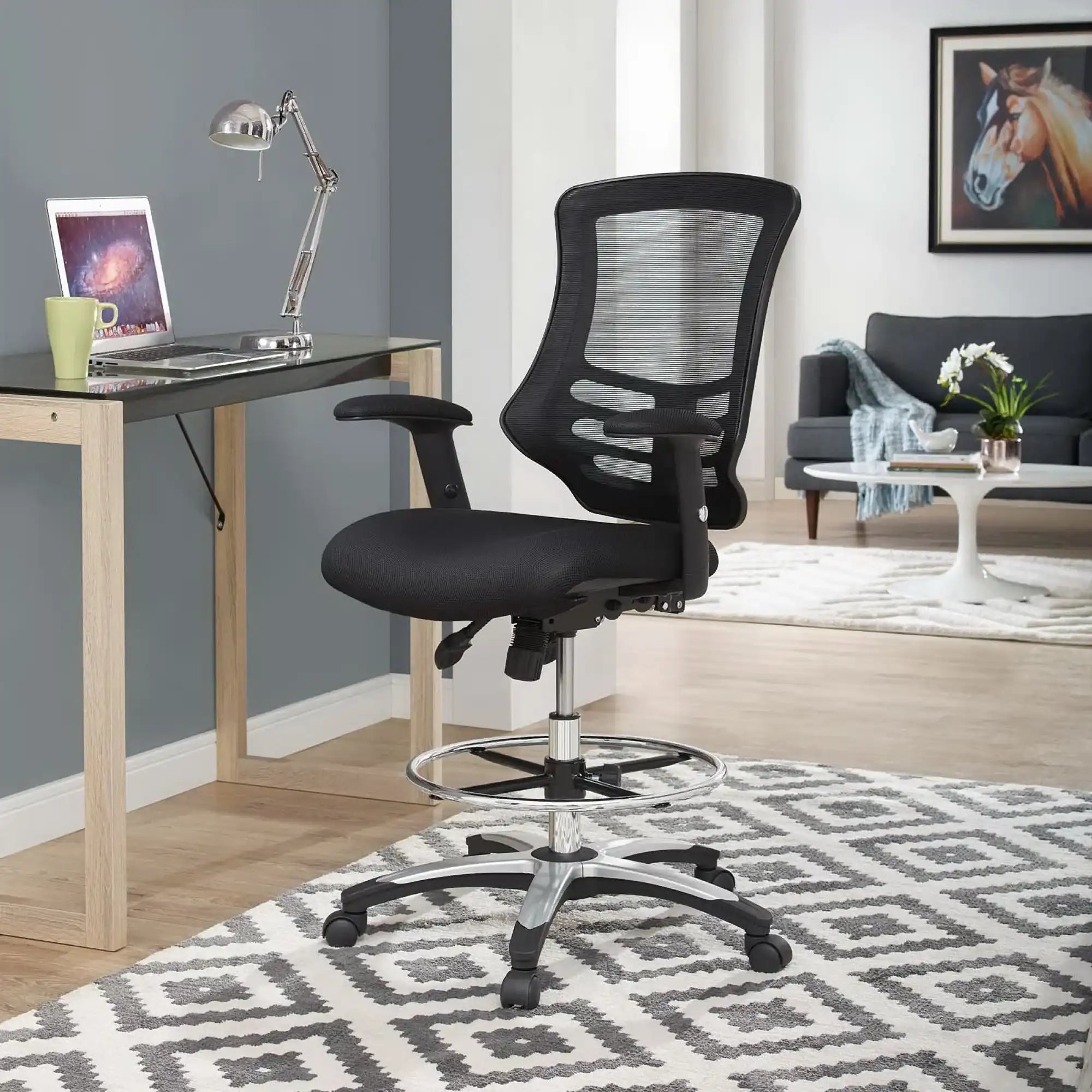 Calibrate Mesh Drafting Chair by Modway - Best Buy Furniture