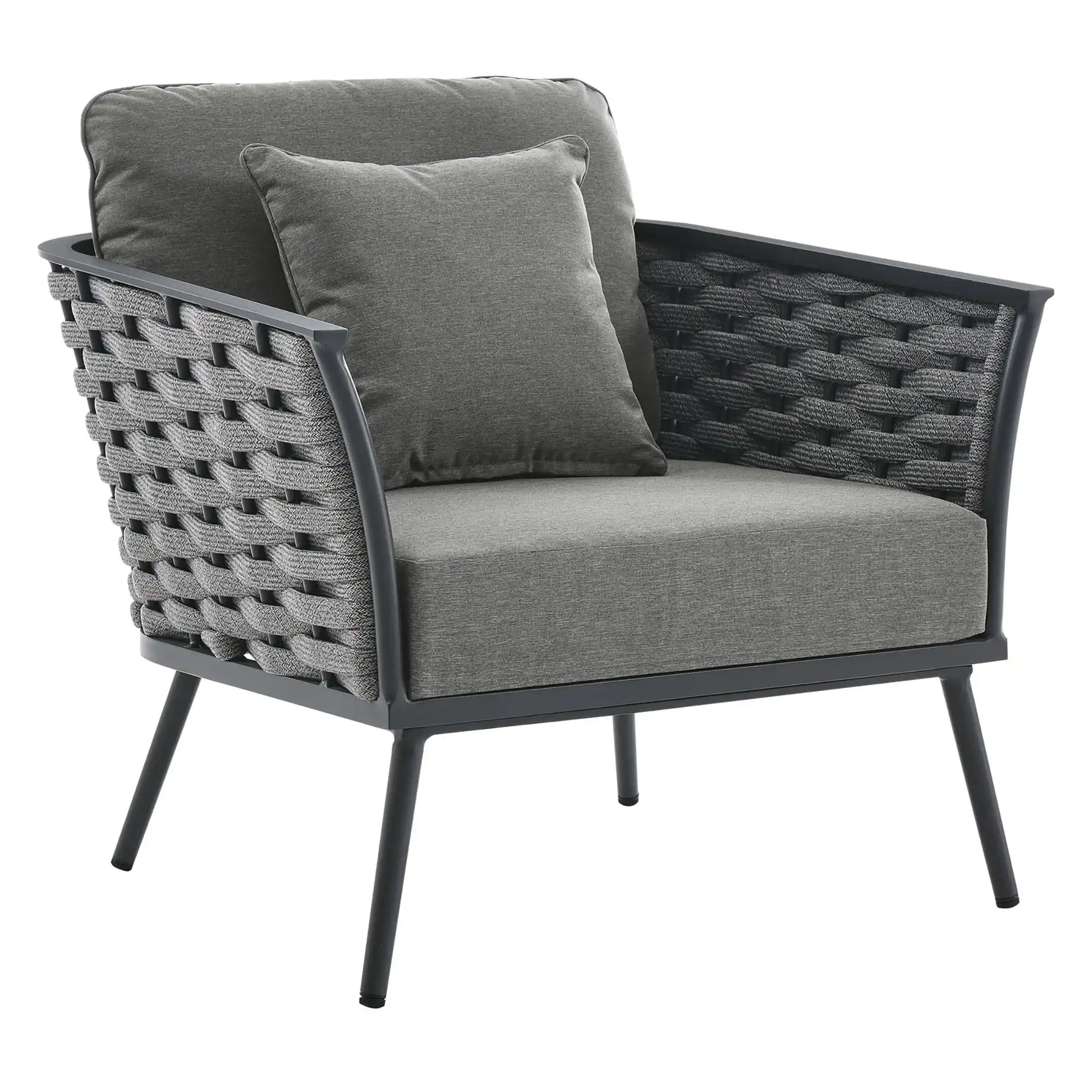 Stance Outdoor Patio Aluminum Armchair by Modway - Best Buy Furniture
