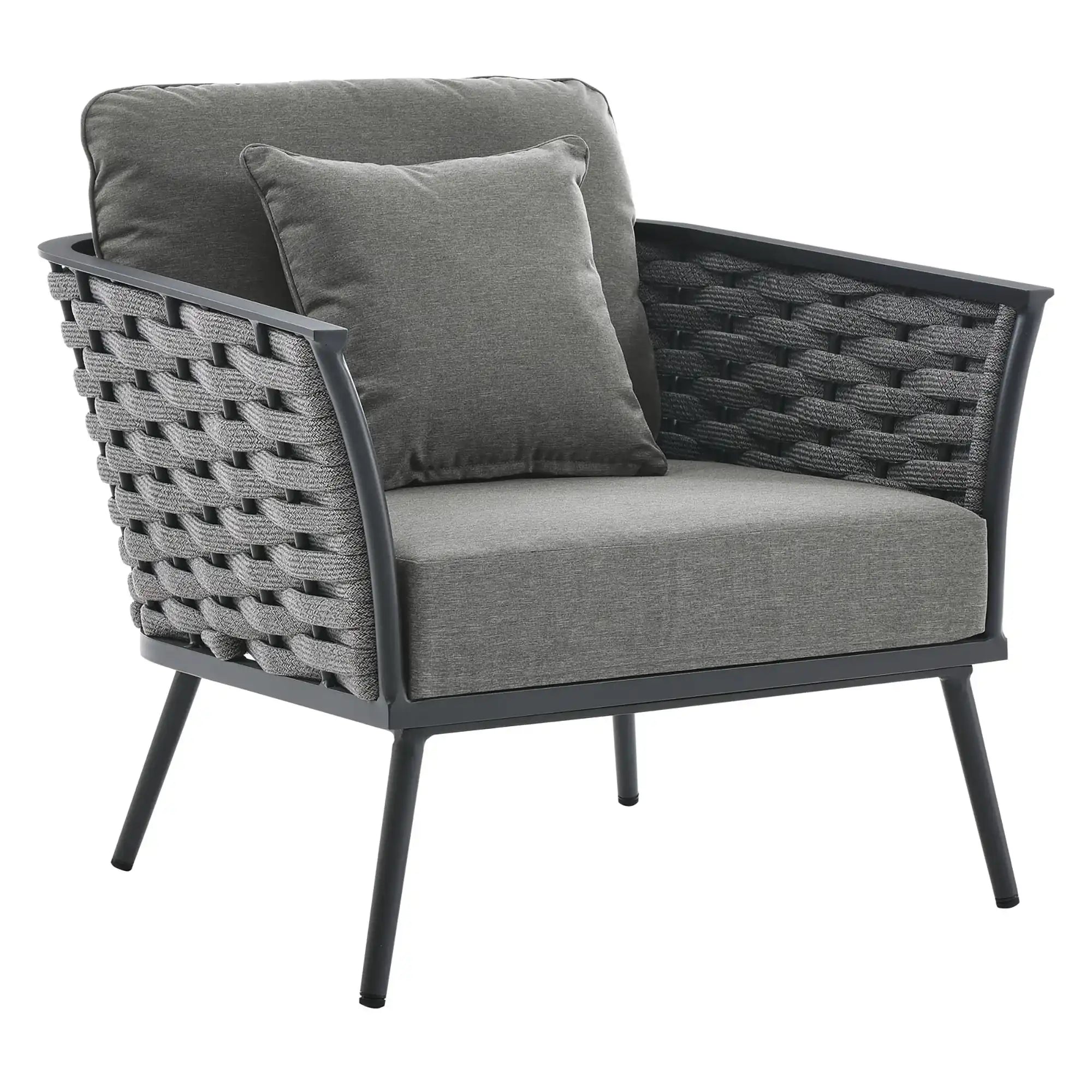 Stance Outdoor Patio Aluminum Armchair by Modway - Best Buy Furniture