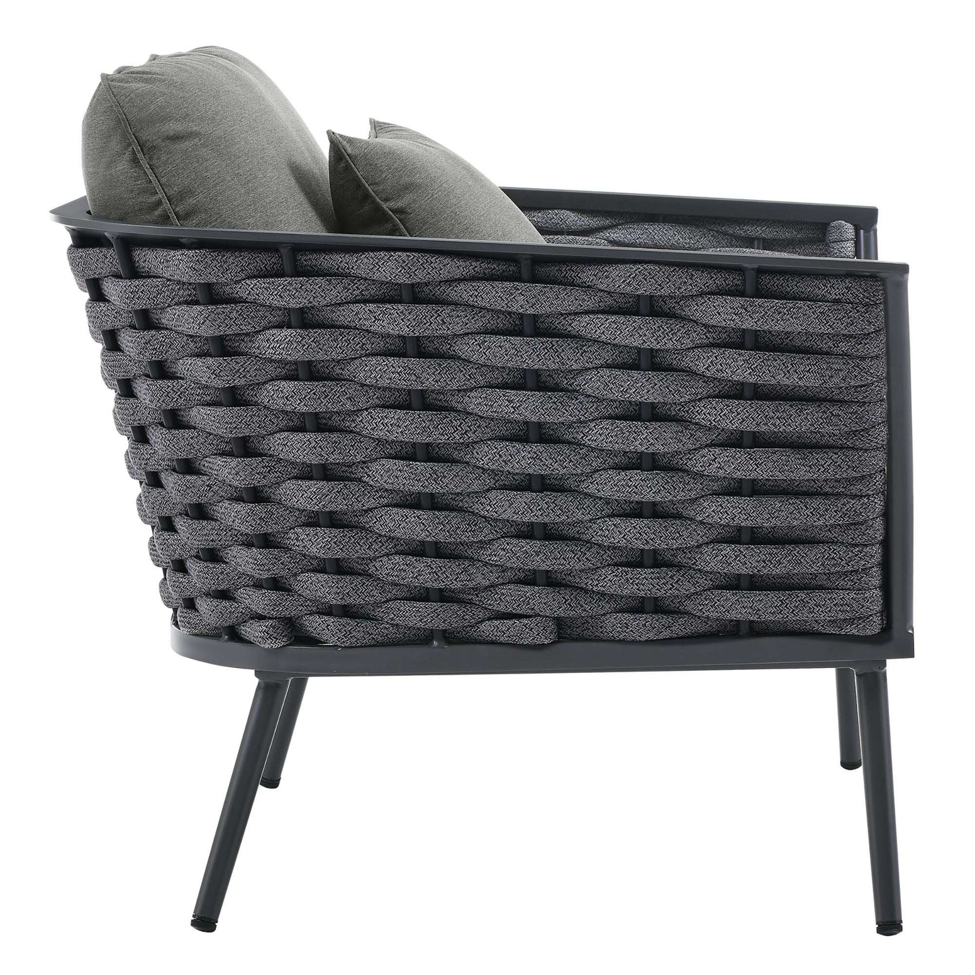 Stance Outdoor Patio Aluminum Armchair by Modway - Best Buy Furniture