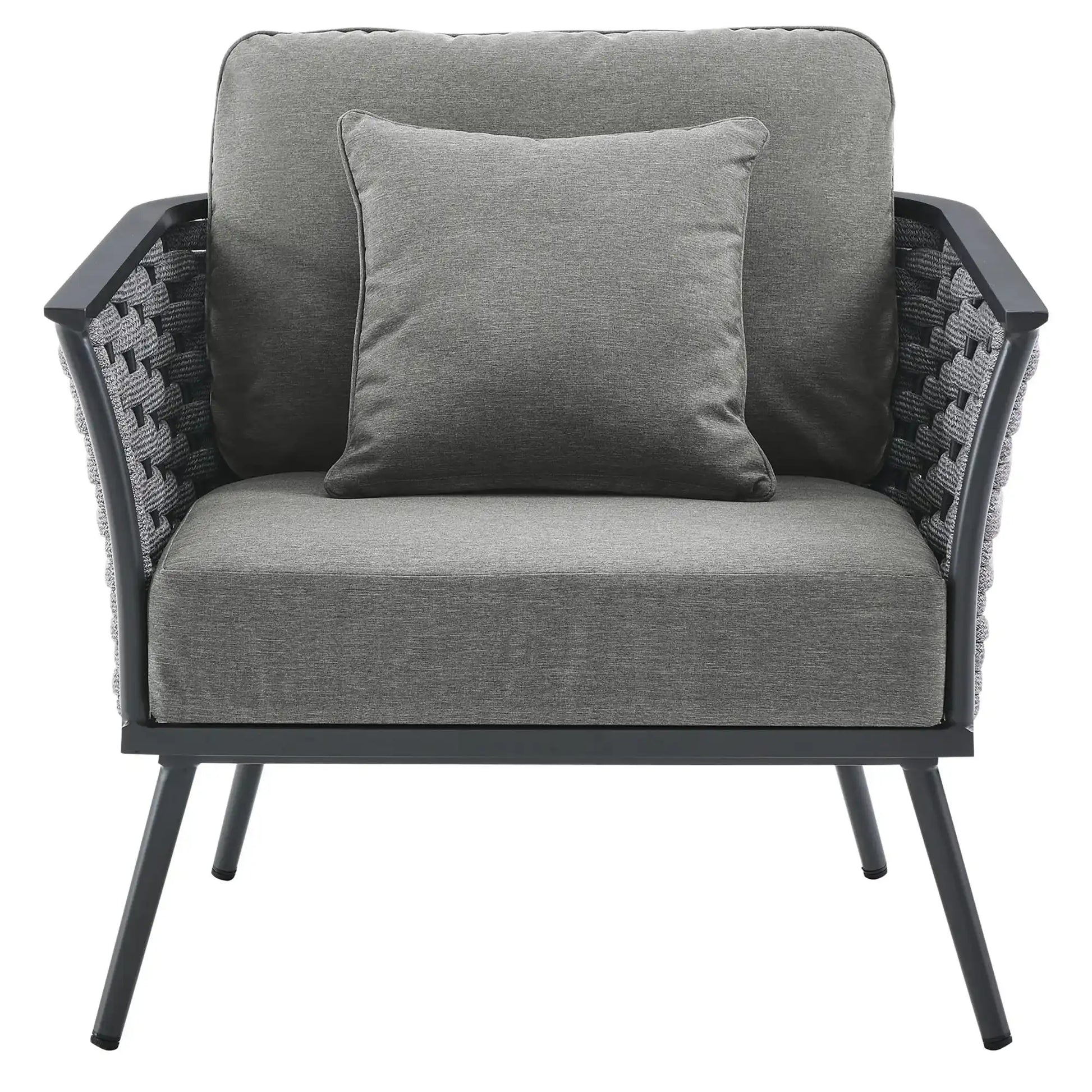 Stance Outdoor Patio Aluminum Armchair by Modway - Best Buy Furniture