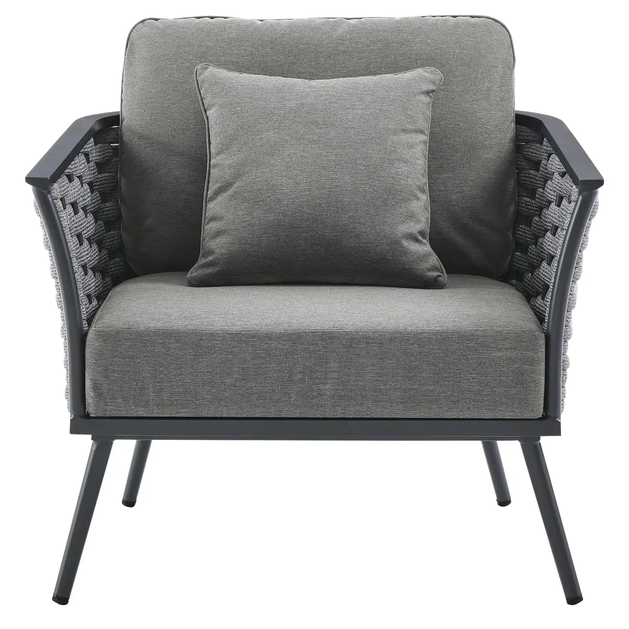 Stance Outdoor Patio Aluminum Armchair by Modway - Best Buy Furniture