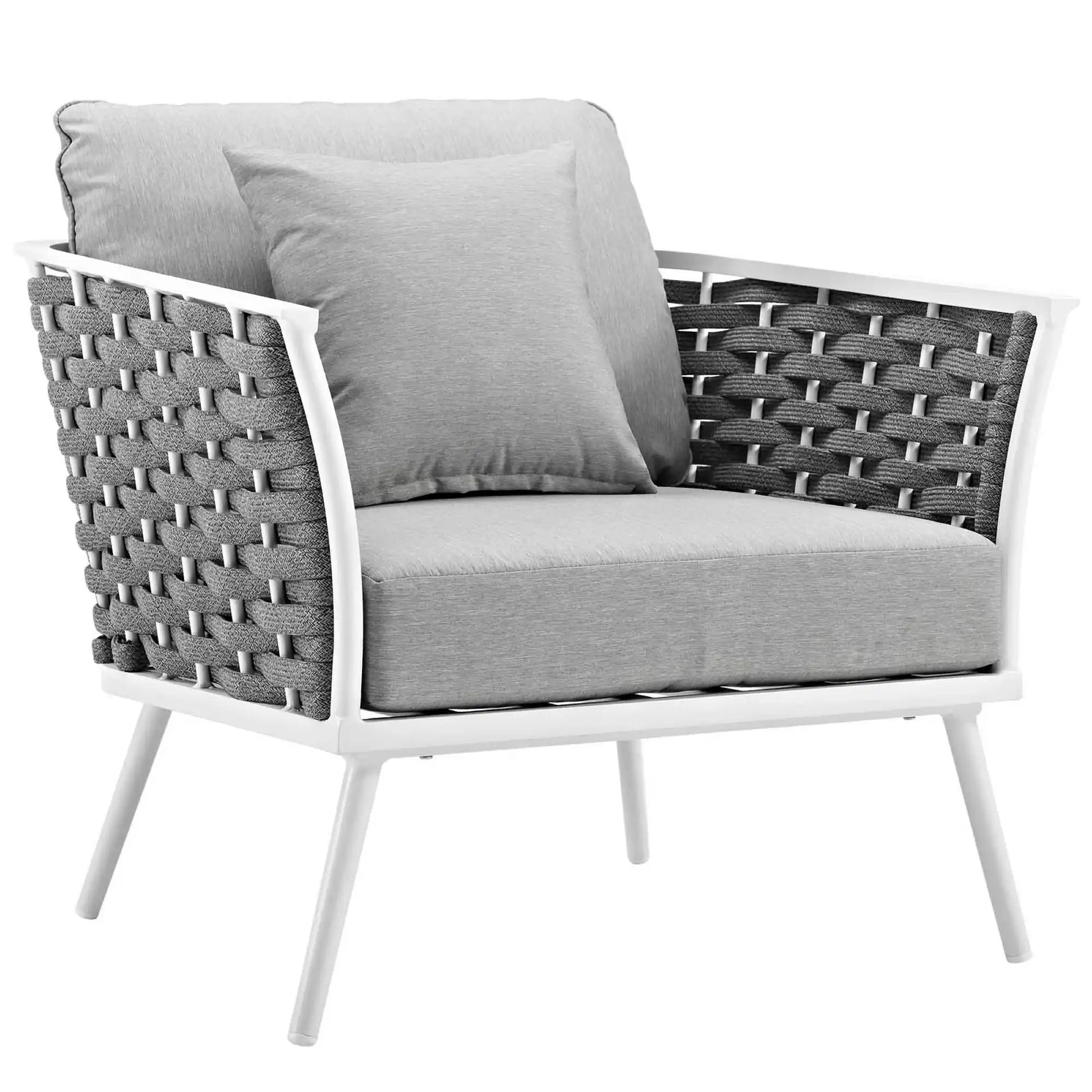 Stance Outdoor Patio Aluminum Armchair by Modway - Best Buy Furniture