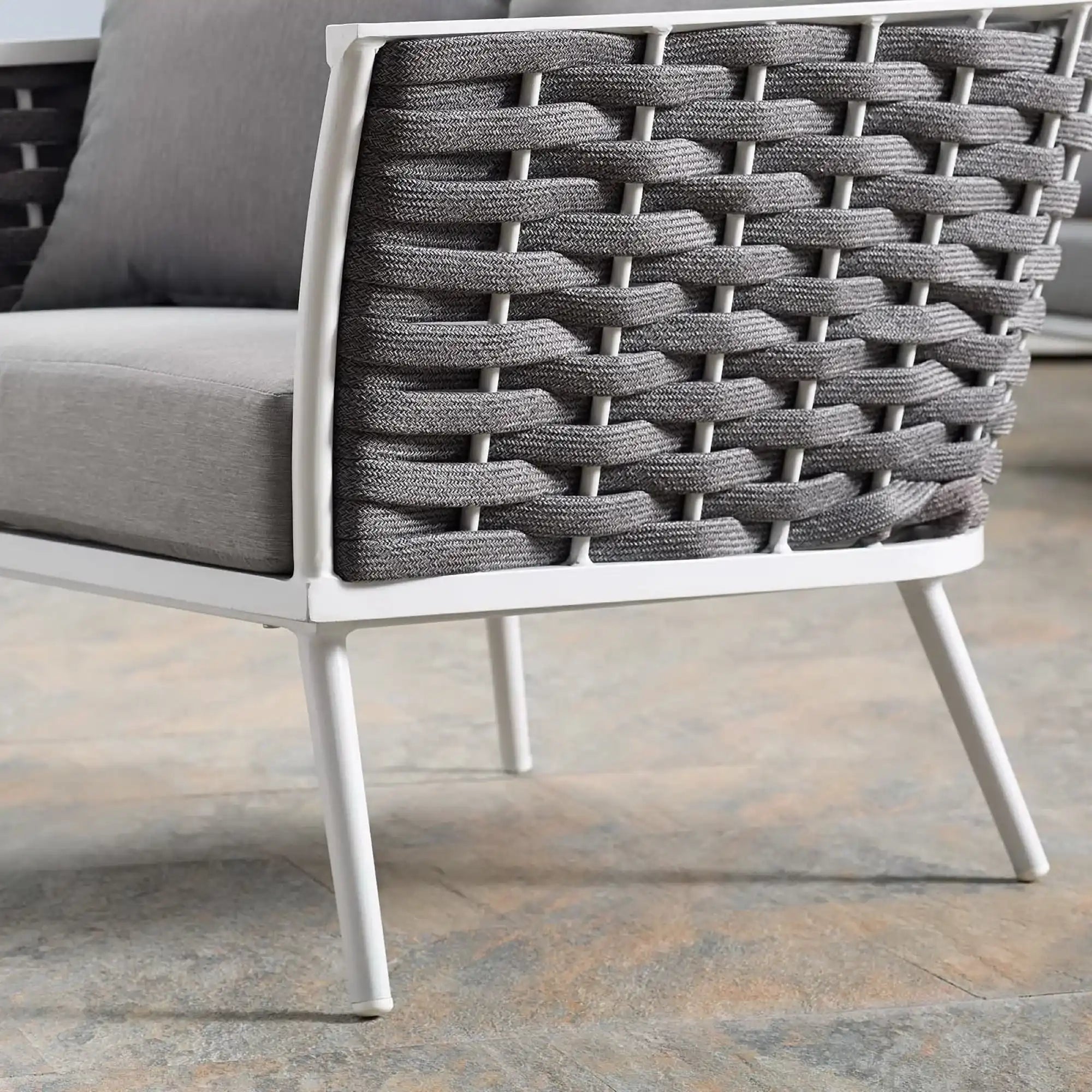 Stance Outdoor Patio Aluminum Armchair by Modway - Best Buy Furniture