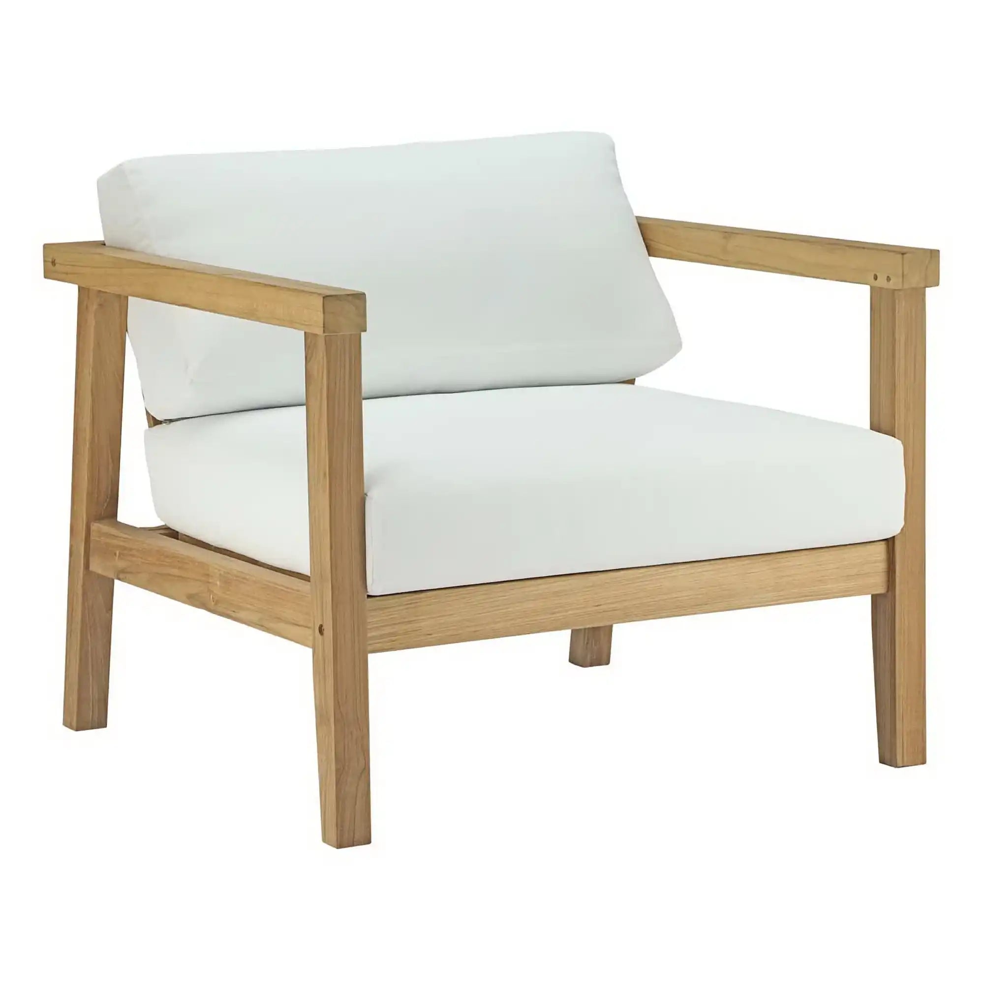 Bayport 6 Piece Outdoor Patio Teak Set by Modway - Best Buy Furniture