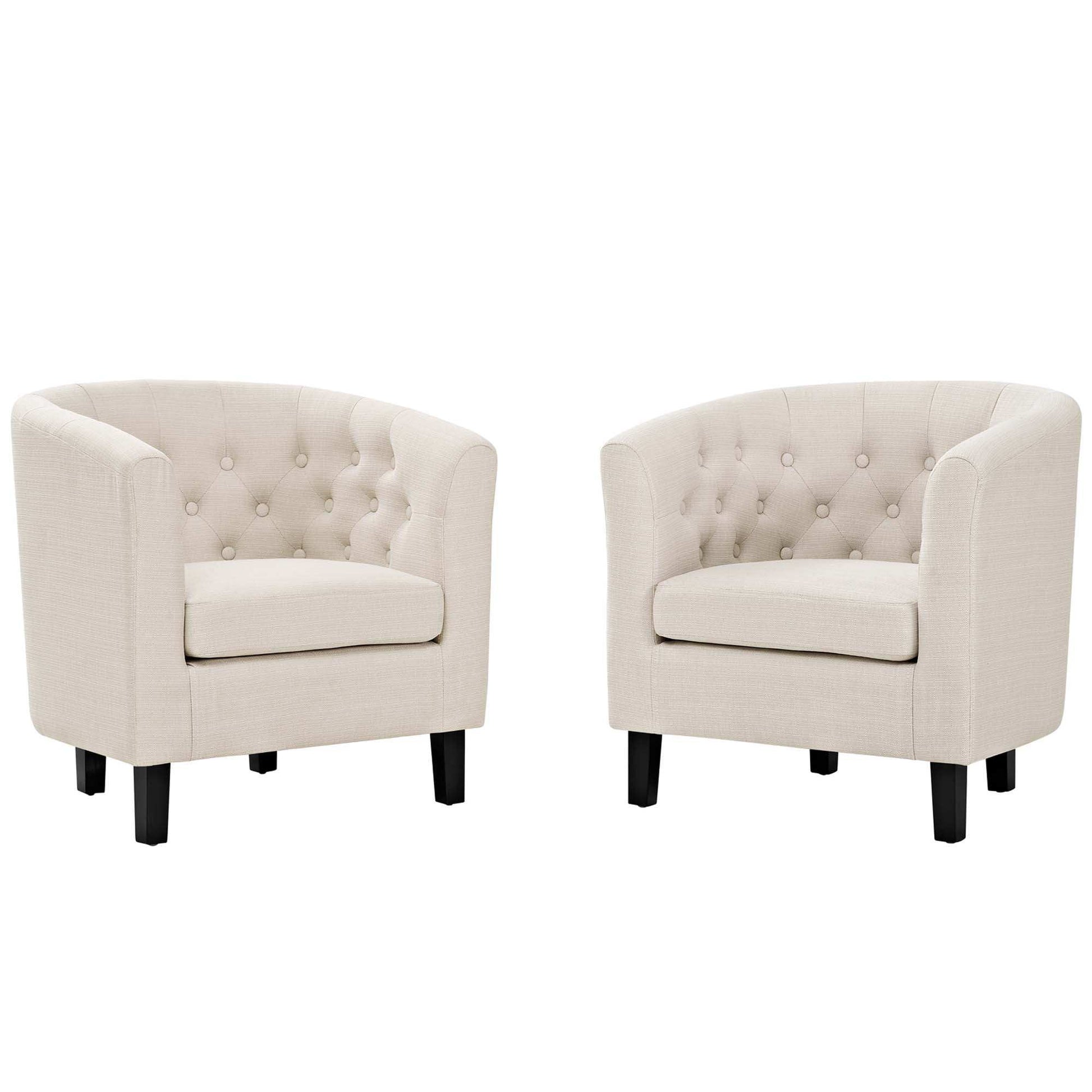 Prospect 2 Piece Upholstered Fabric Armchair Set by Modway - Best Buy Furniture