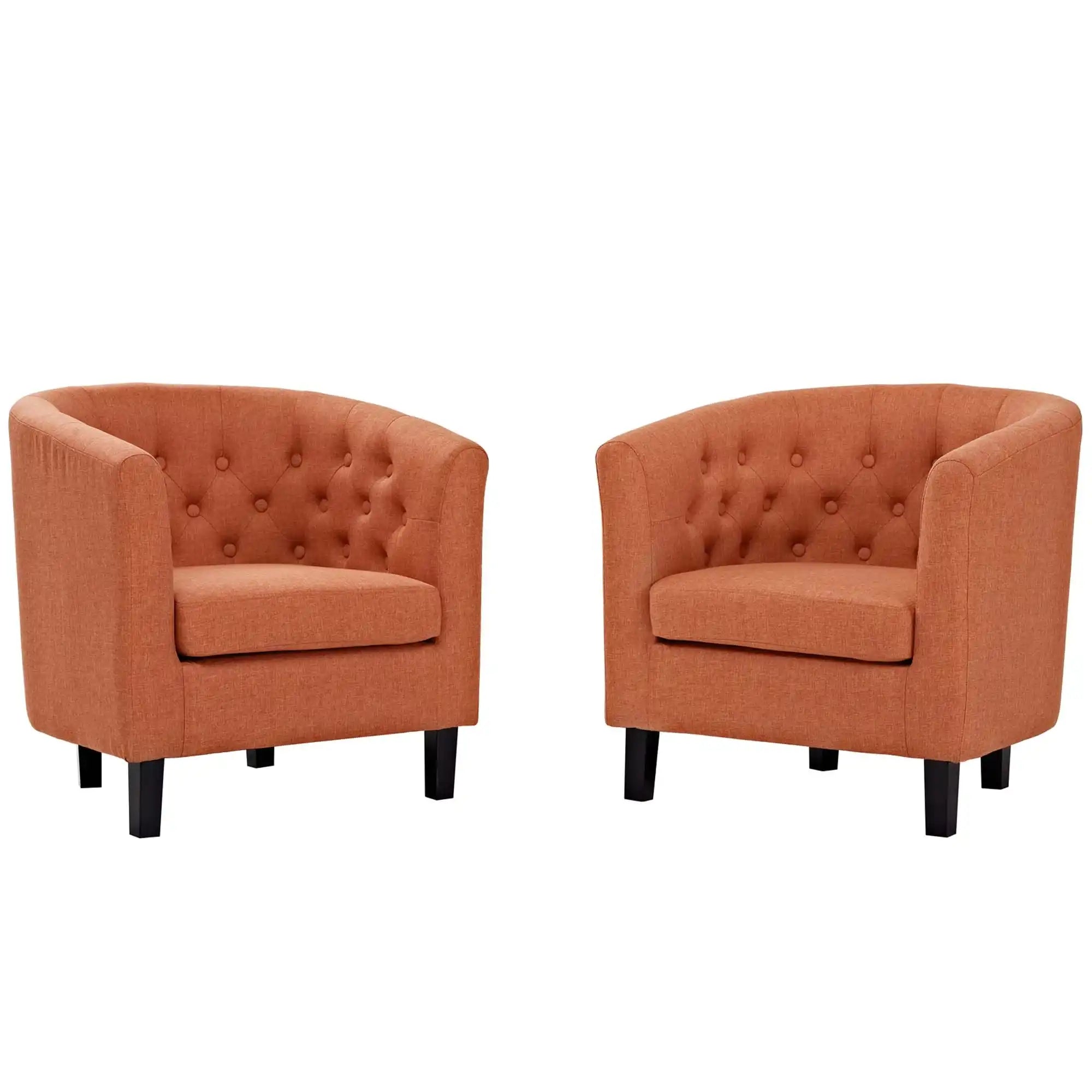 Prospect 2 Piece Upholstered Fabric Armchair Set by Modway - Best Buy Furniture