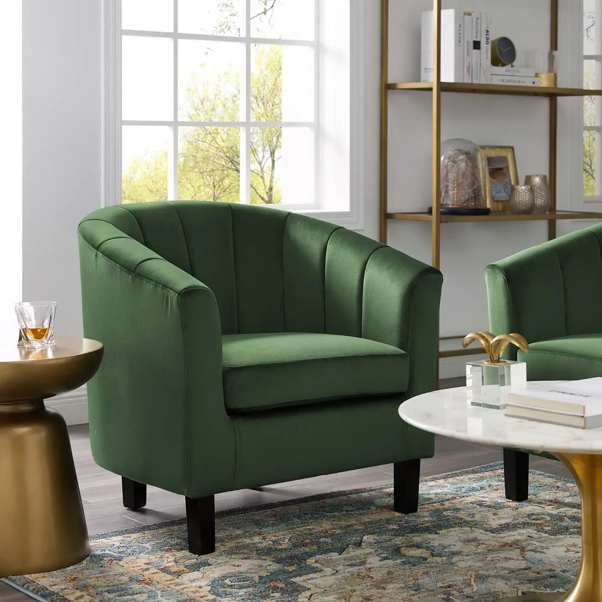 Prospect Channel Tufted Performance Velvet Armchair by Modway - Best Buy Furniture