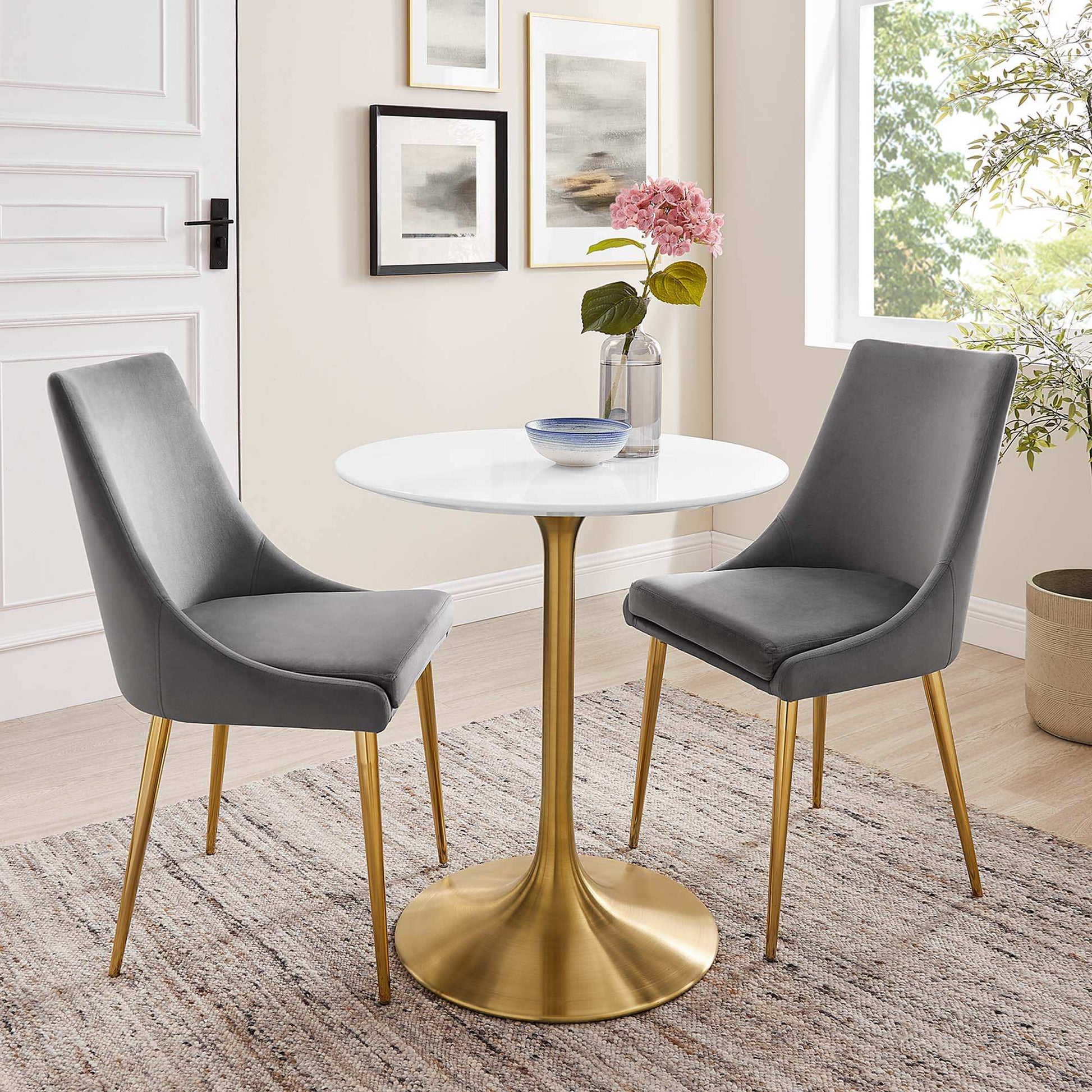 Lippa 28" Round Wood Dining Table by Modway - Best Buy Furniture