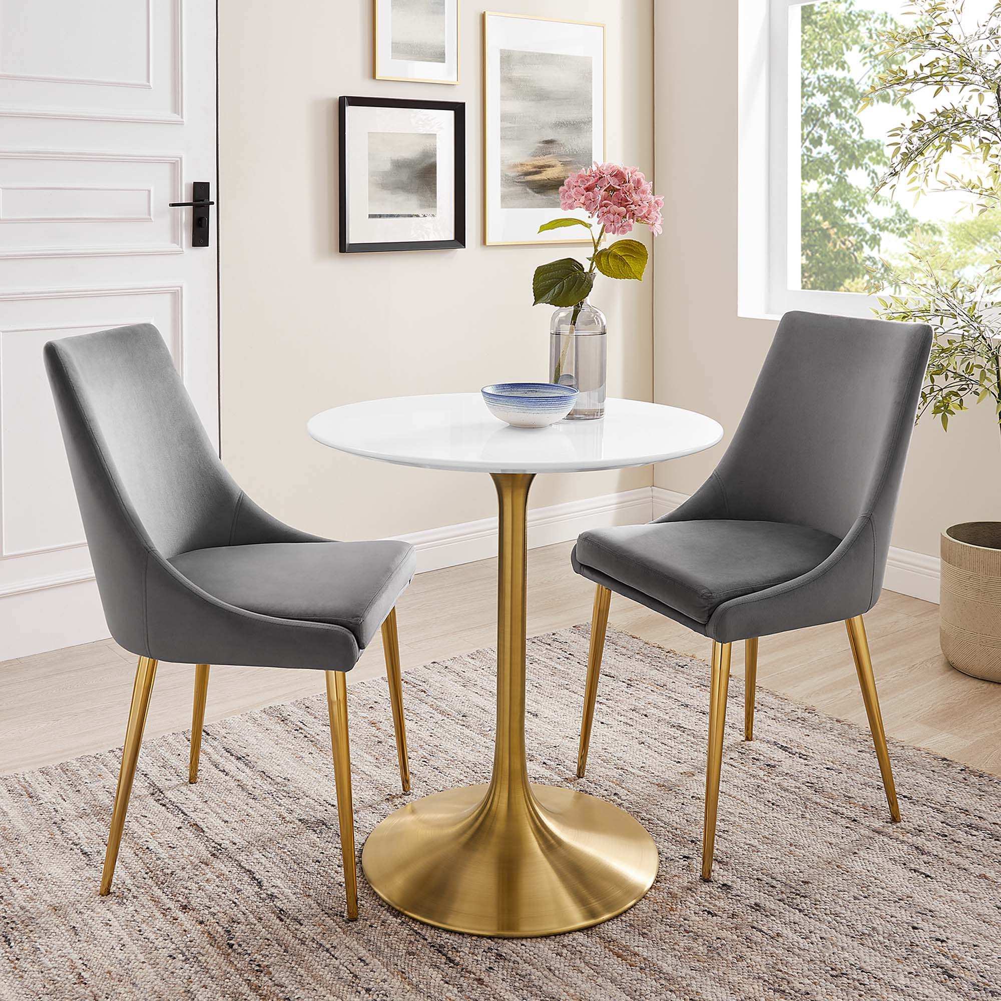 Lippa 28" Round Wood Dining Table by Modway - Best Buy Furniture