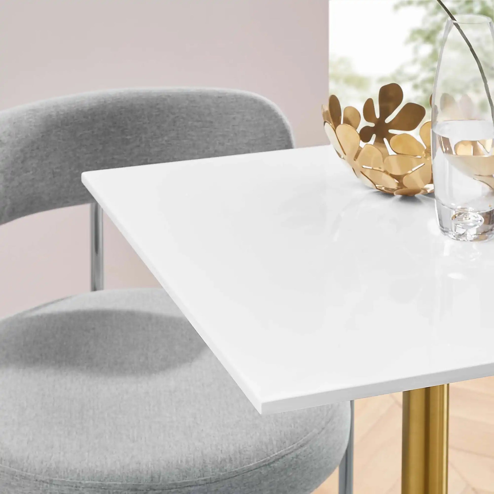 Lippa 24" Square Wood Dining Table by Modway - Best Buy Furniture