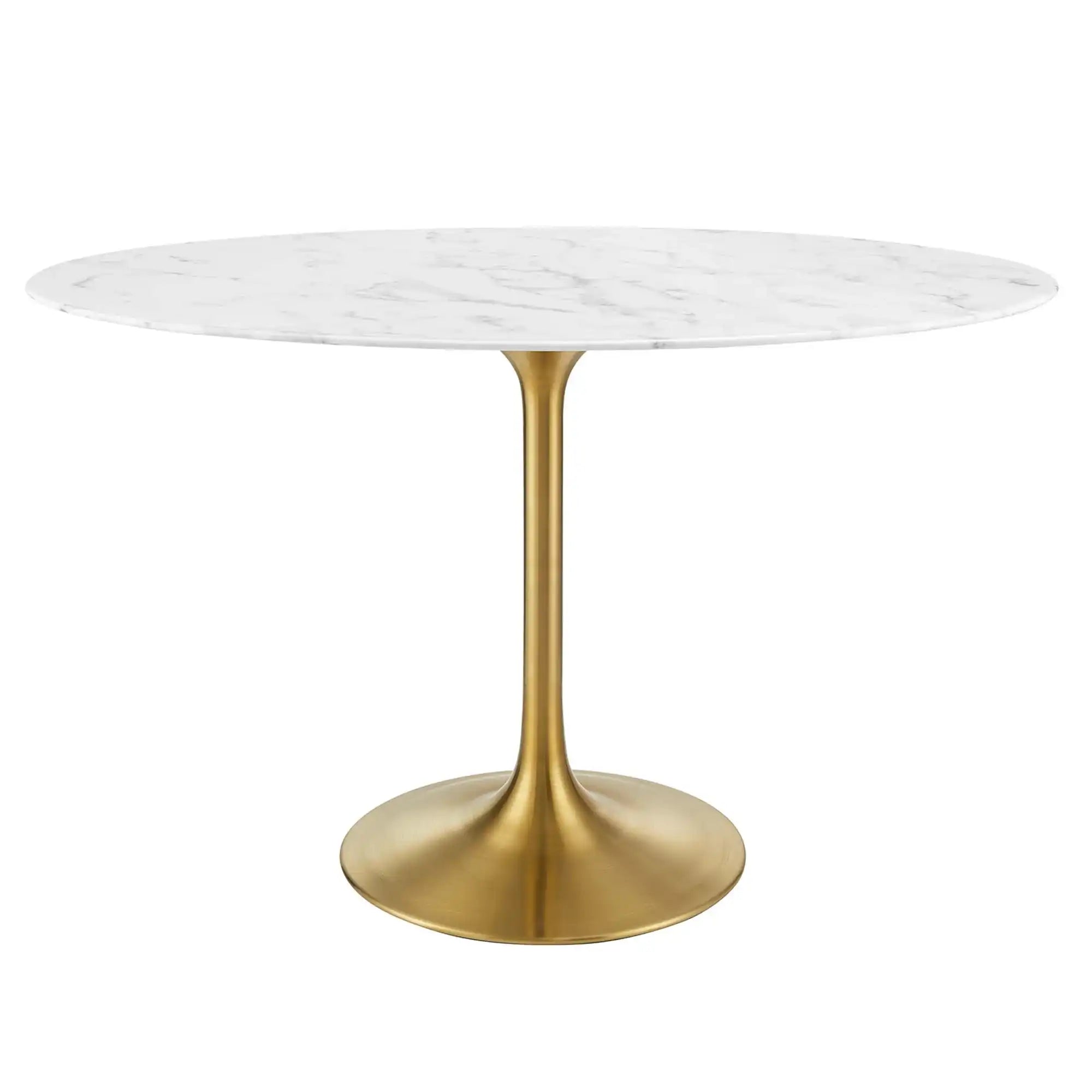 Lippa 48" Oval Faux Marble Dining Table by Modway - Best Buy Furniture