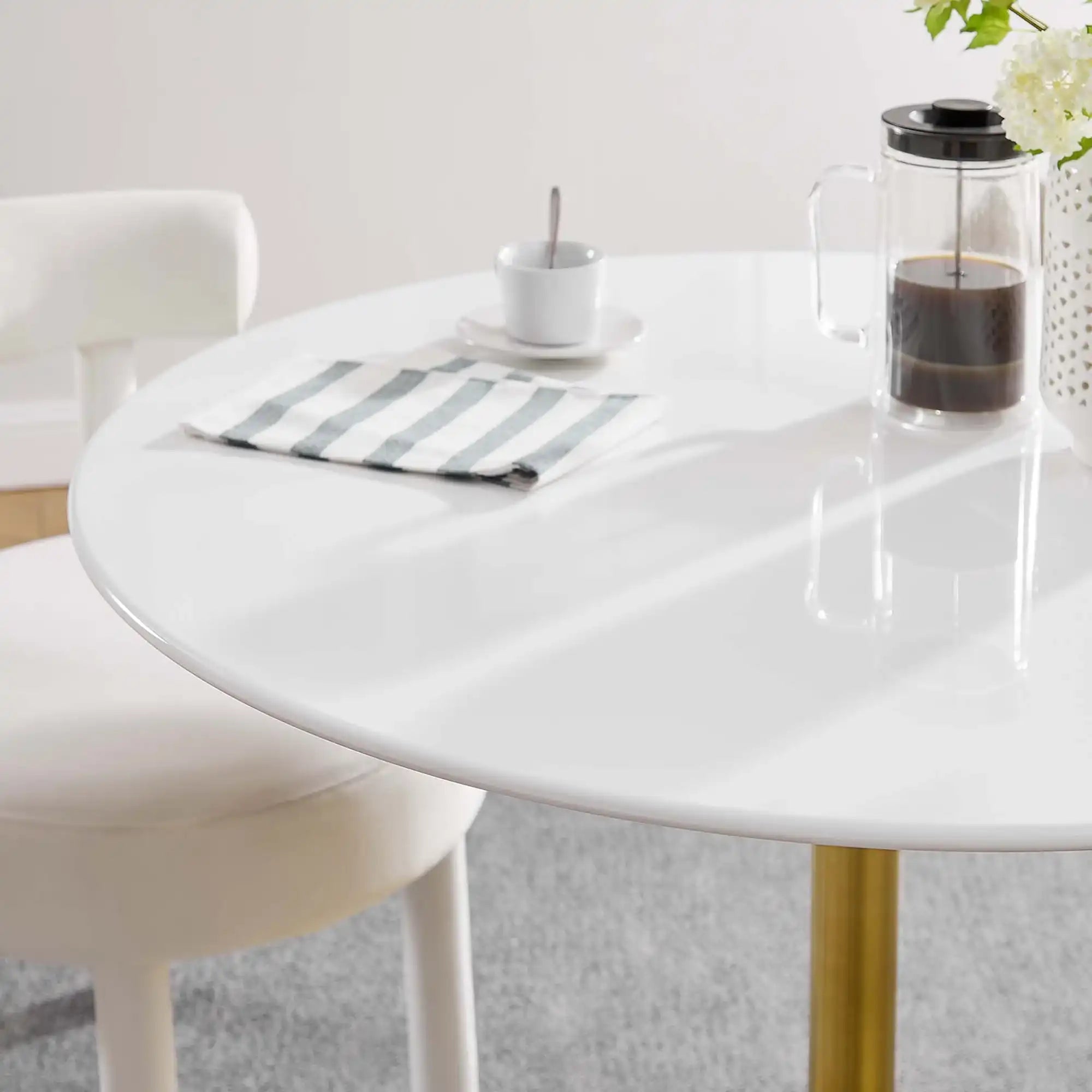Lippa 40" Round Wood Dining Table by Modway - Best Buy Furniture