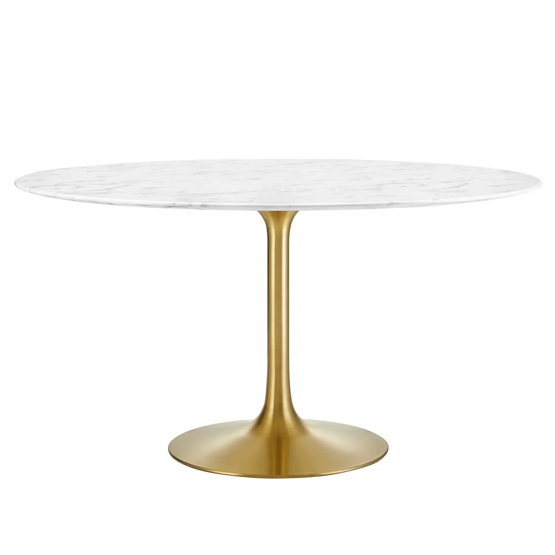 Lippa 54" Round Faux Marble Dining Table by Modway - Best Buy Furniture
