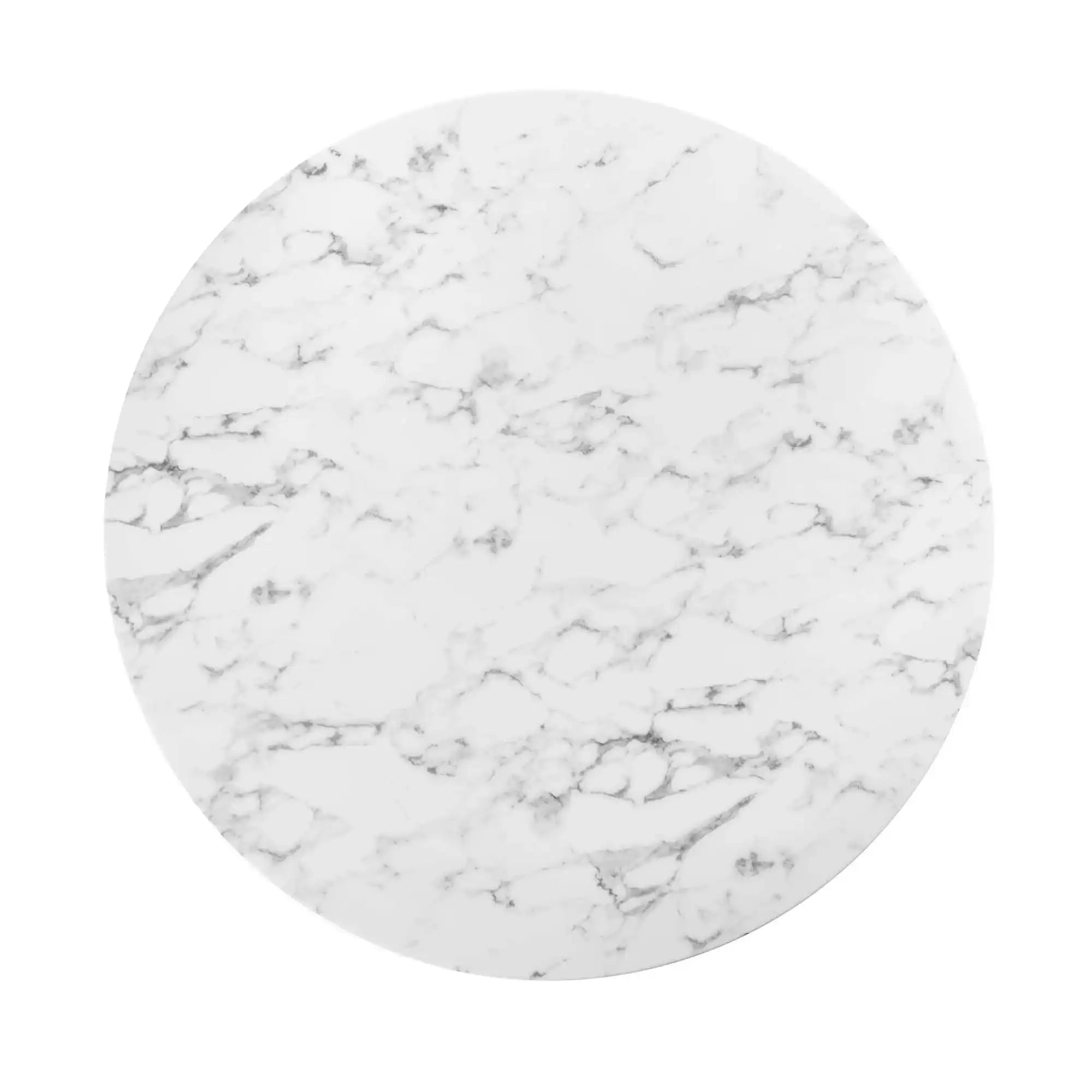 Lippa 54" Round Faux Marble Dining Table by Modway - Best Buy Furniture
