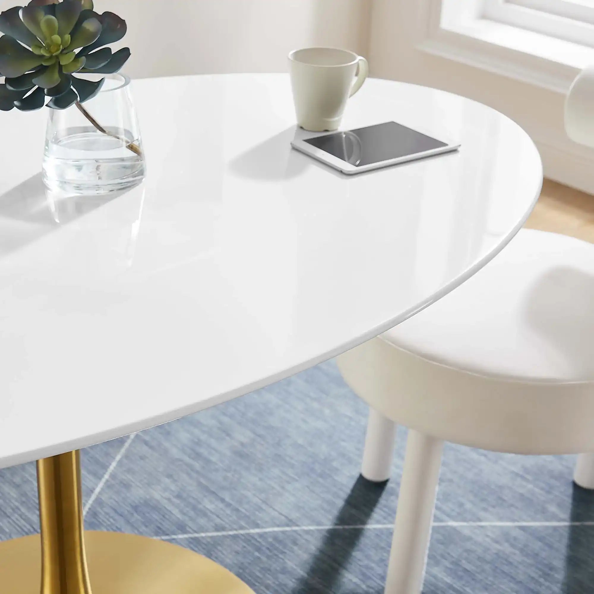 Lippa 60" Oval Wood Dining Table by Modway - Best Buy Furniture
