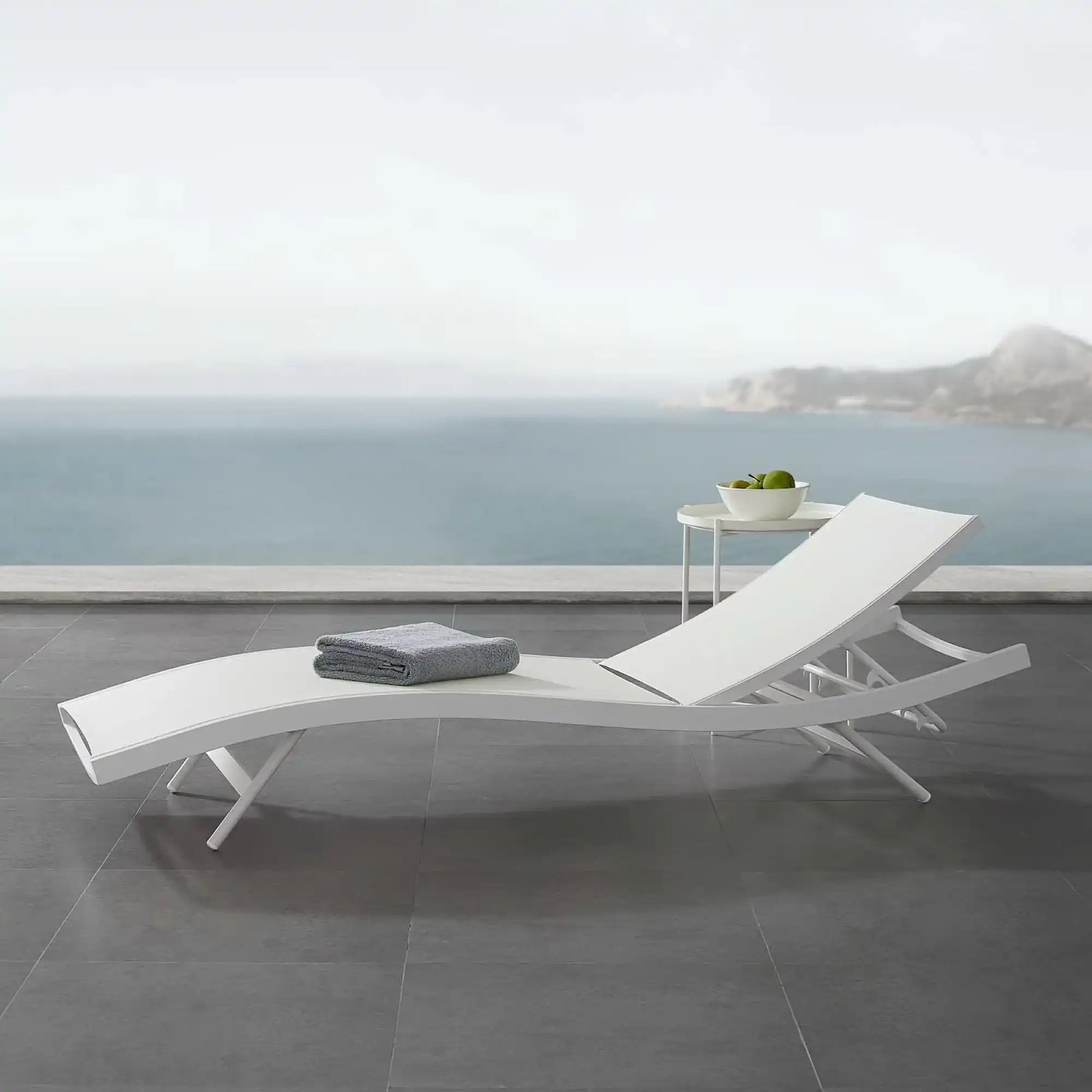 Glimpse Outdoor Patio Mesh Chaise Lounge Chair by Modway - Best Buy Furniture
