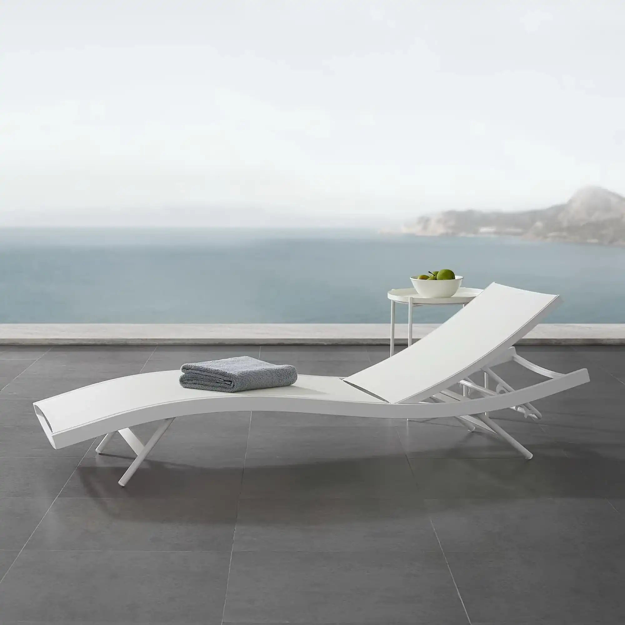 Glimpse Outdoor Patio Mesh Chaise Lounge Chair by Modway - Best Buy Furniture