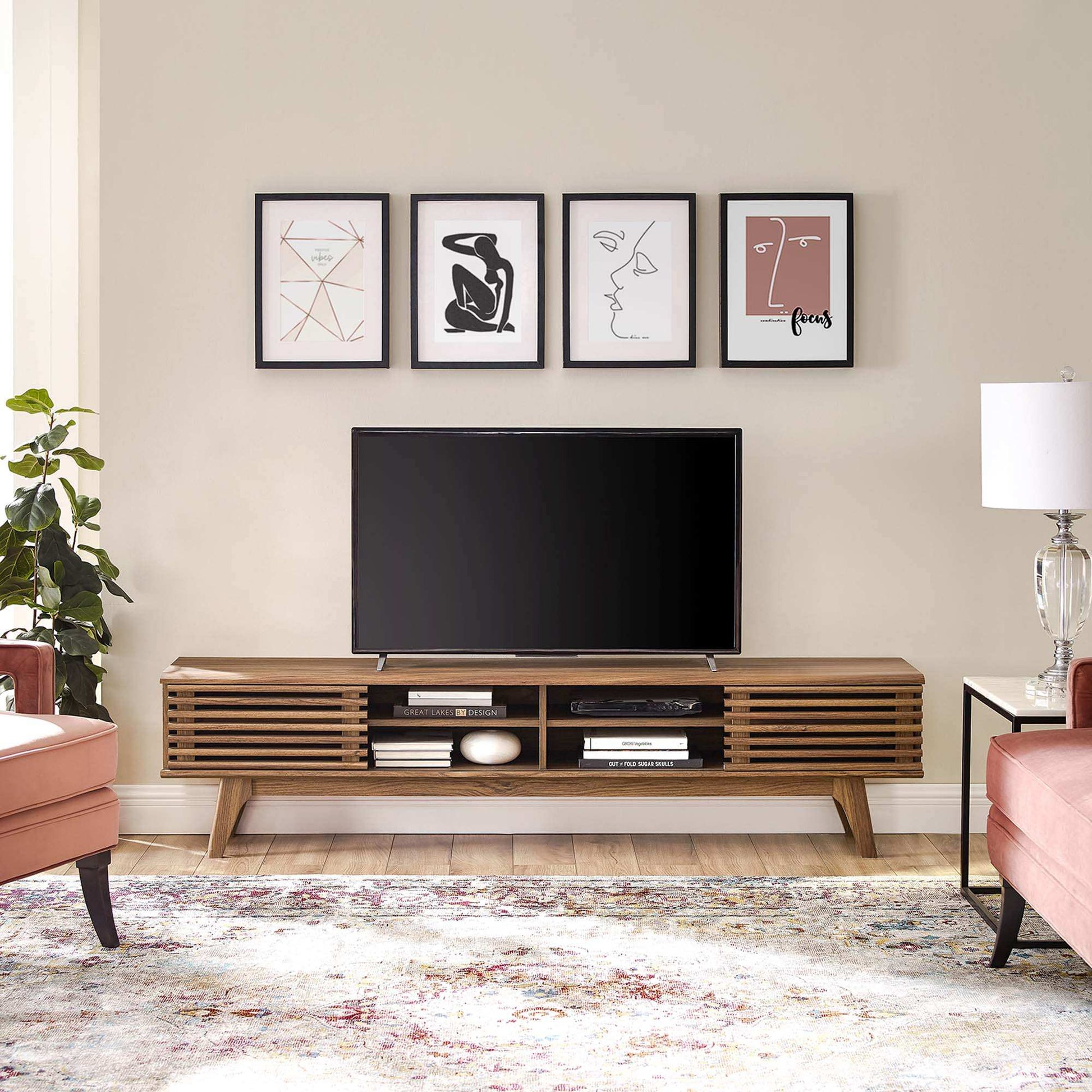Render 70" Entertainment Center TV Stand - Best Buy Furniture