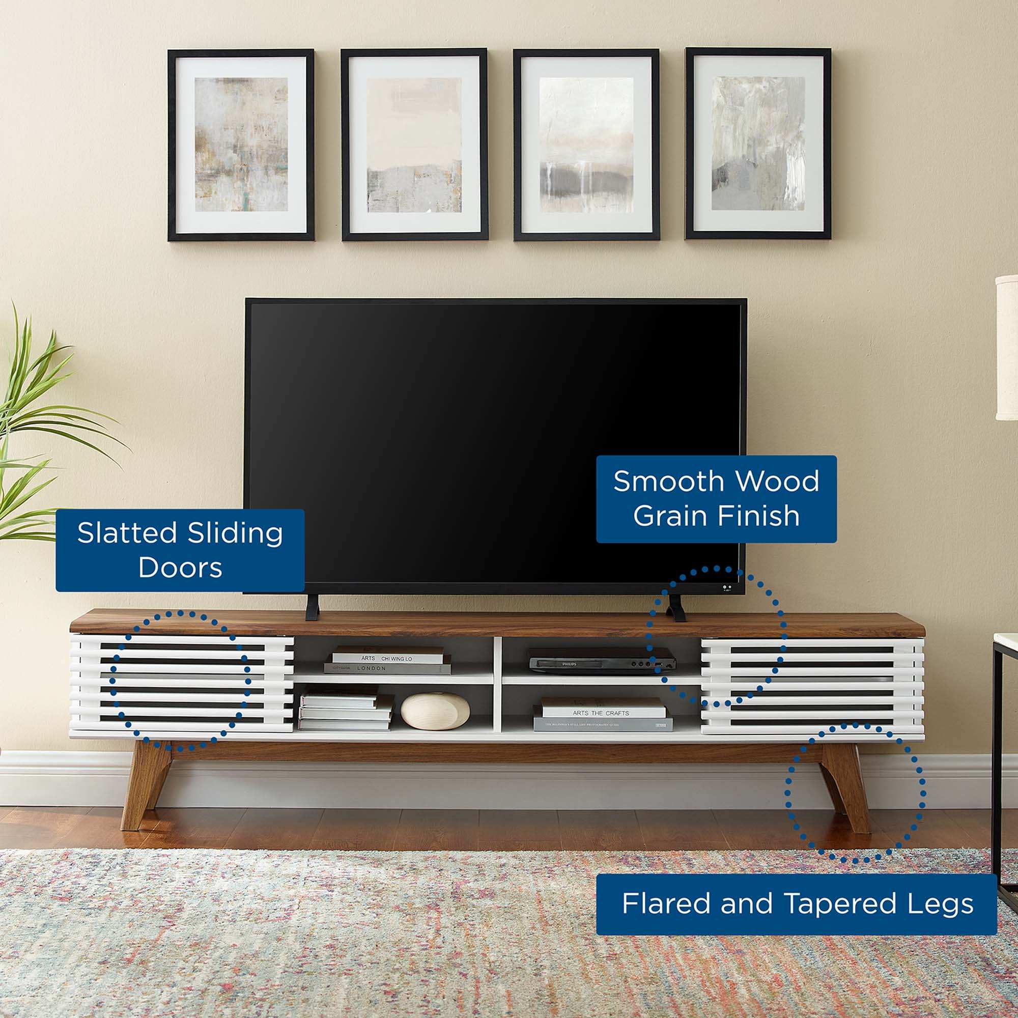Render 70" Entertainment Center TV Stand - Best Buy Furniture