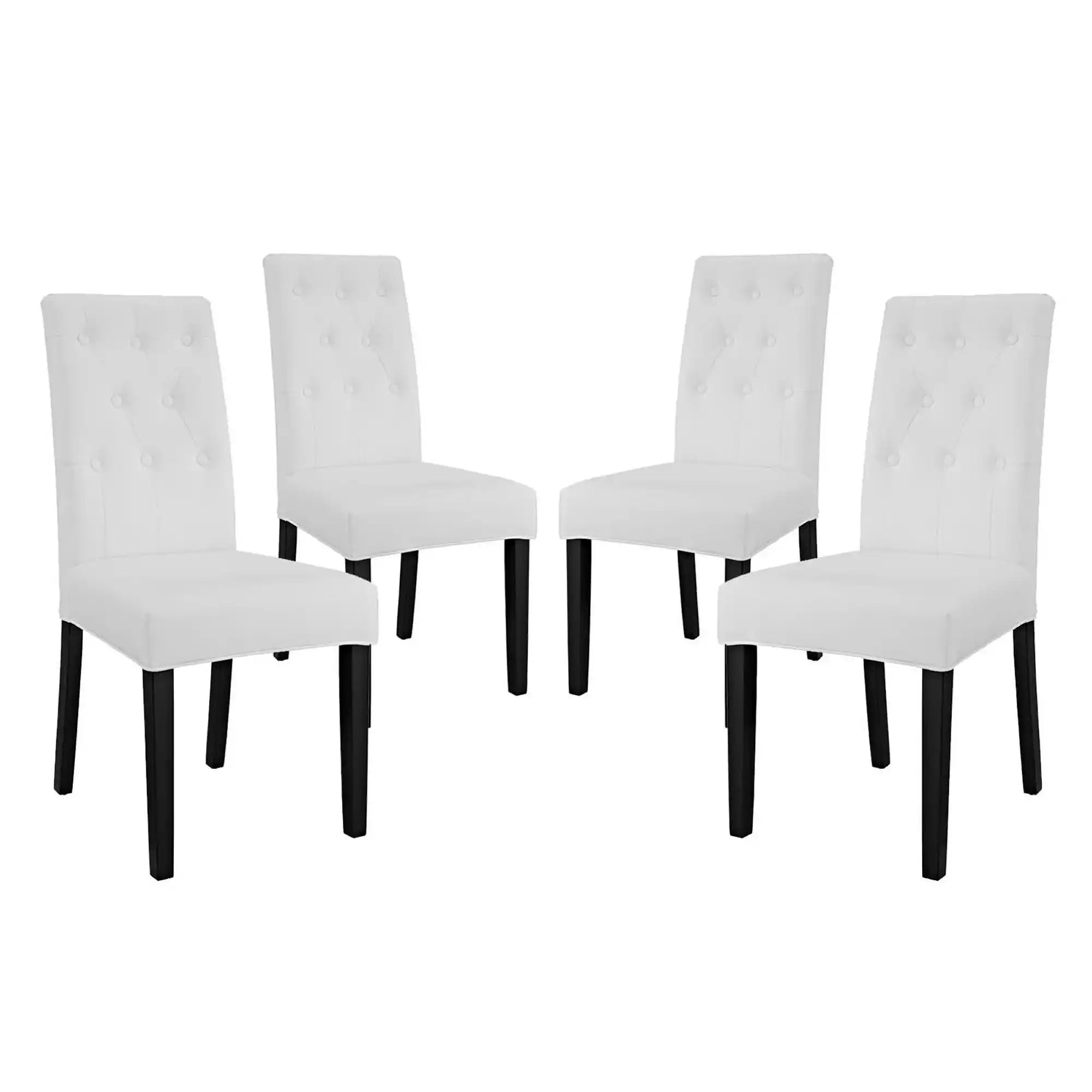 Confer Vinyl Dining Side Chair Set of 4 by Modway - Best Buy Furniture