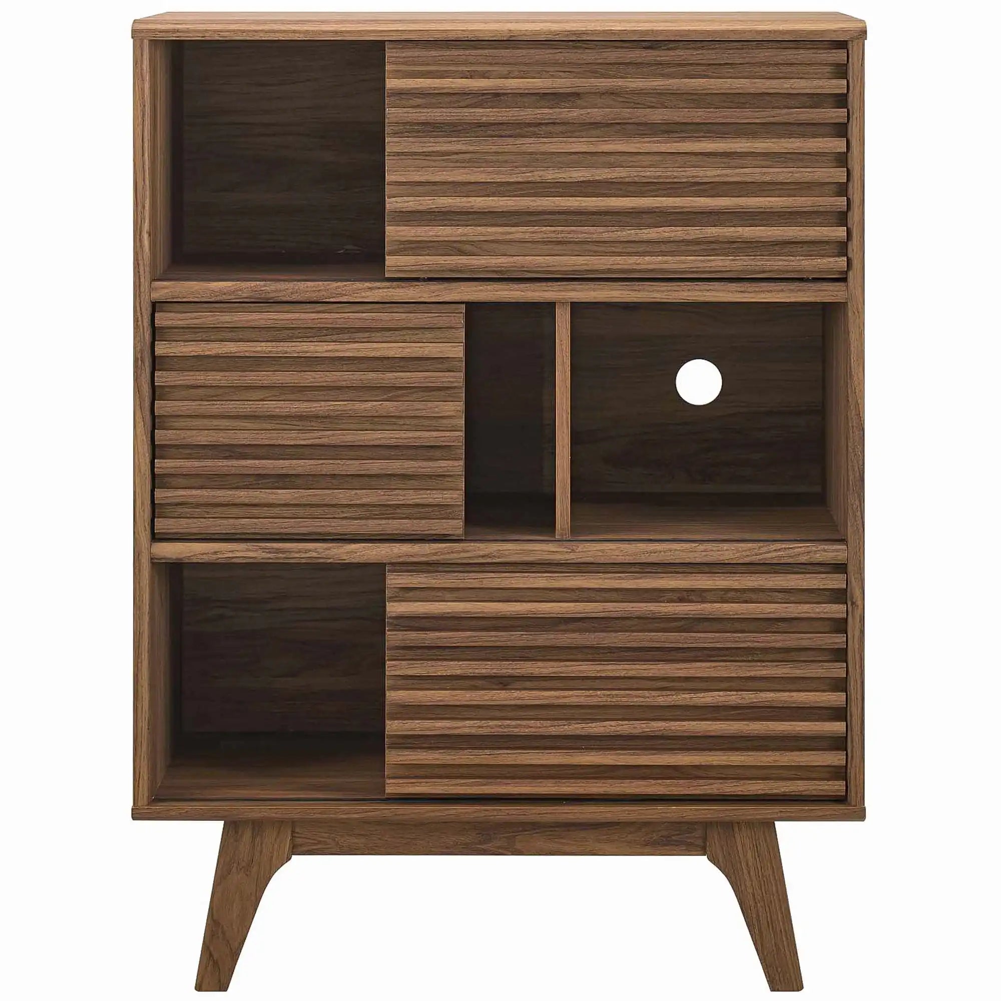 Render Three-Tier Display Storage Cabinet Stand by Modway - Best Buy Furniture