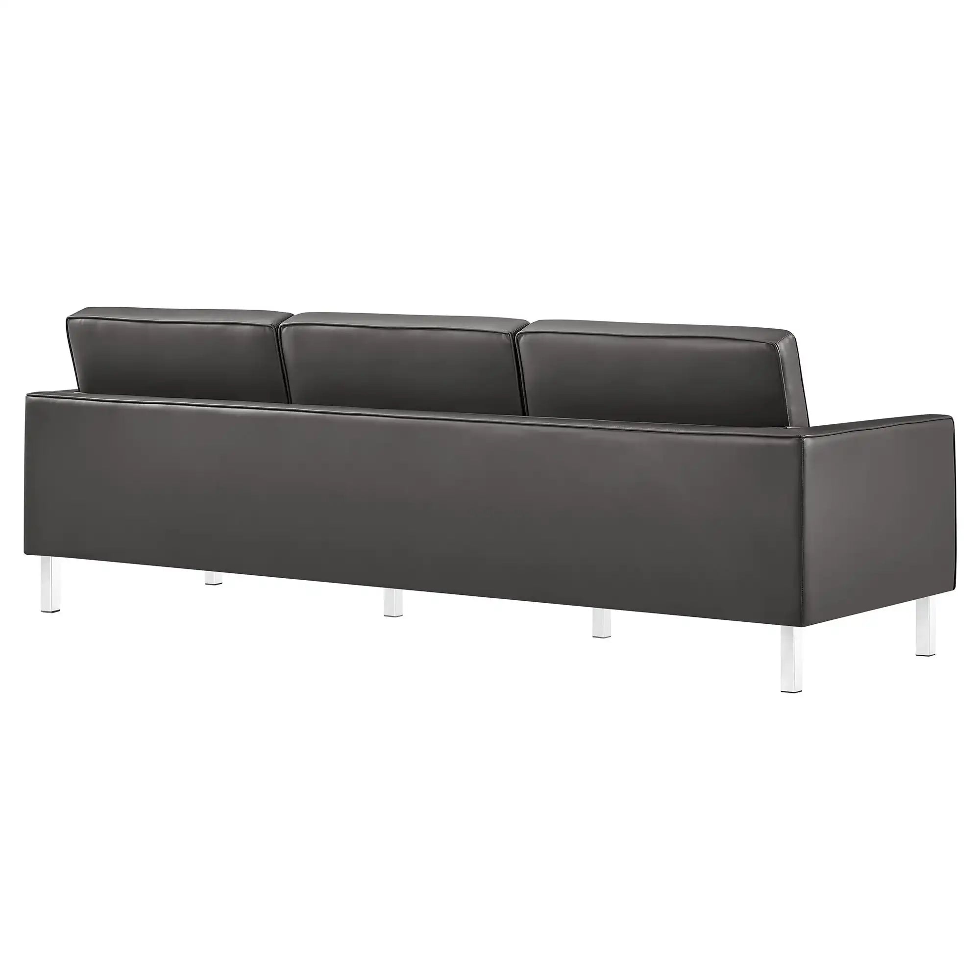 Loft Tufted Vegan Leather Sofa and Ottoman Set by Modway - Best Buy Furniture