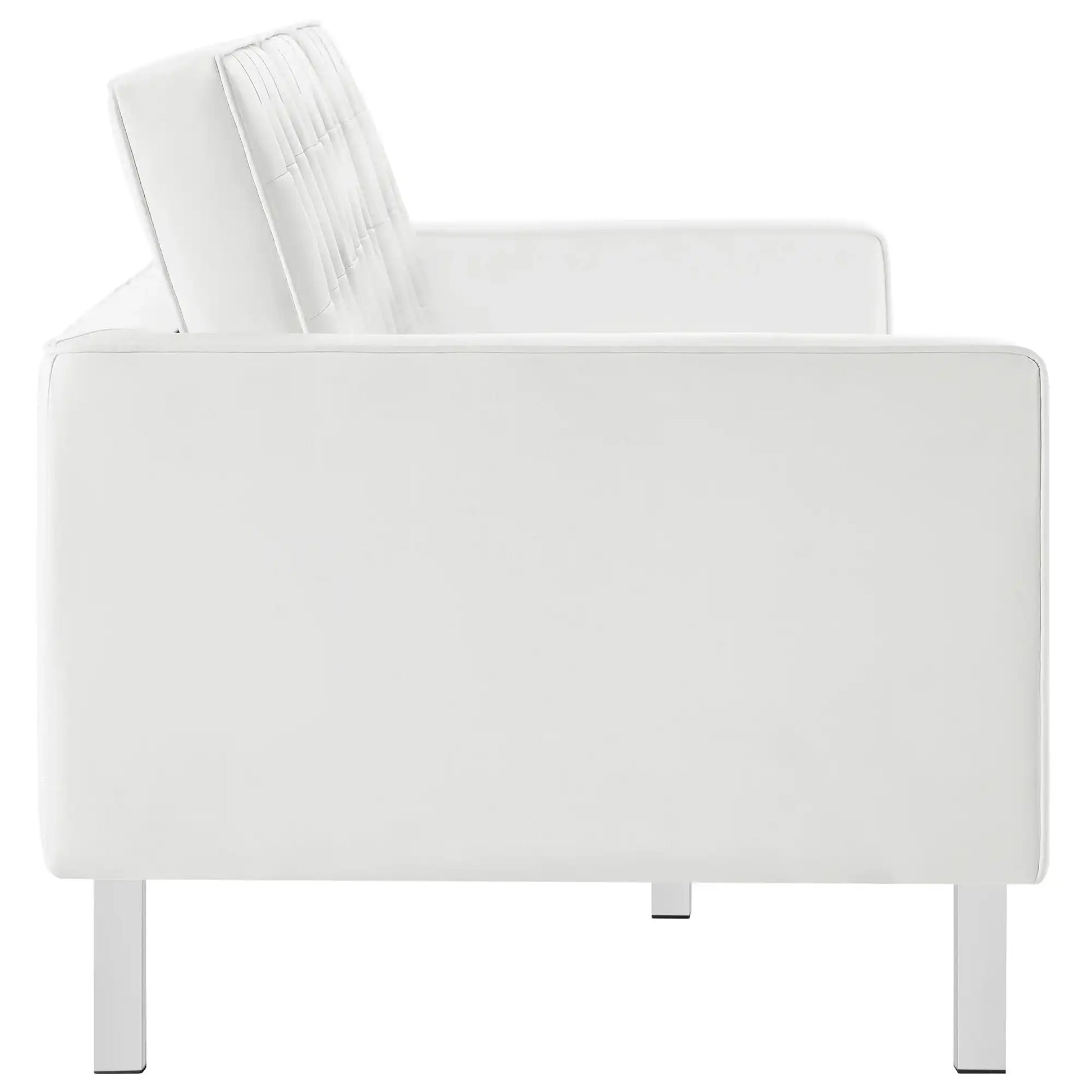 Loft Tufted Vegan Leather Sofa by Modway - Best Buy Furniture