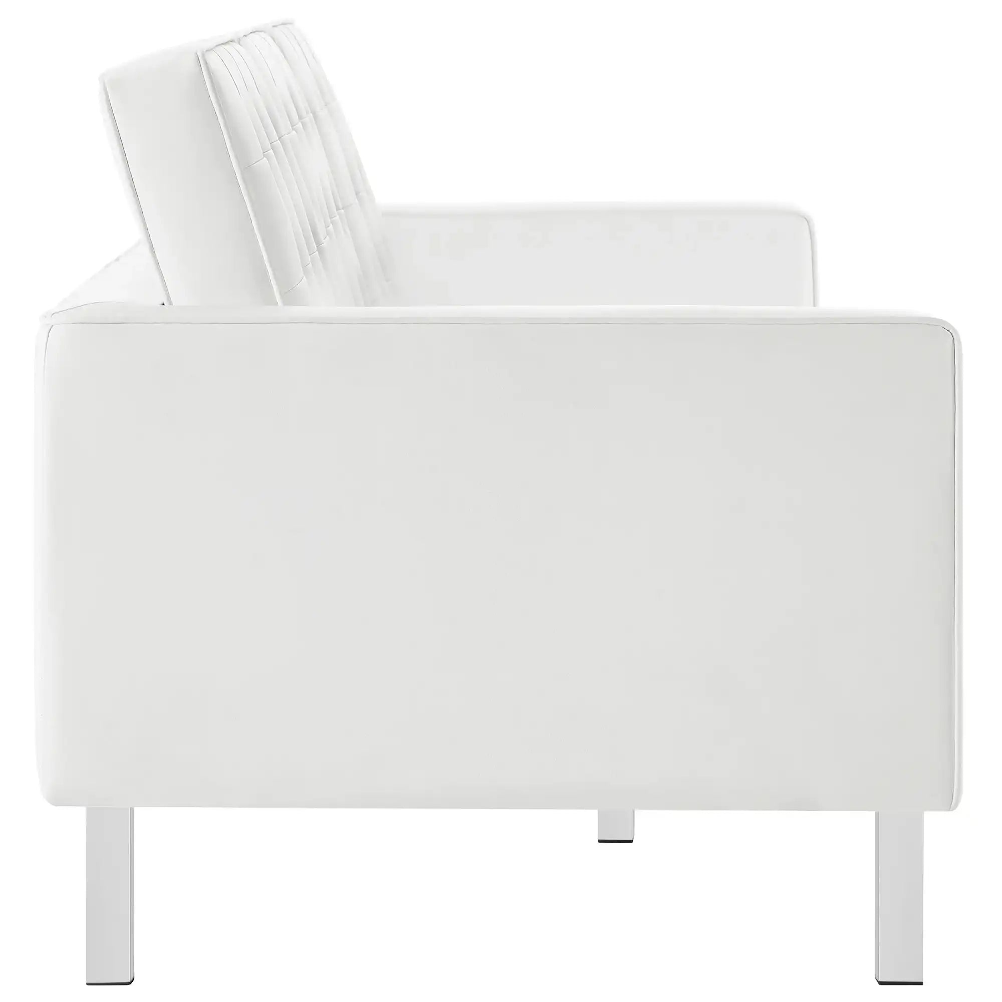 Loft Tufted Vegan Leather Sofa by Modway - Best Buy Furniture