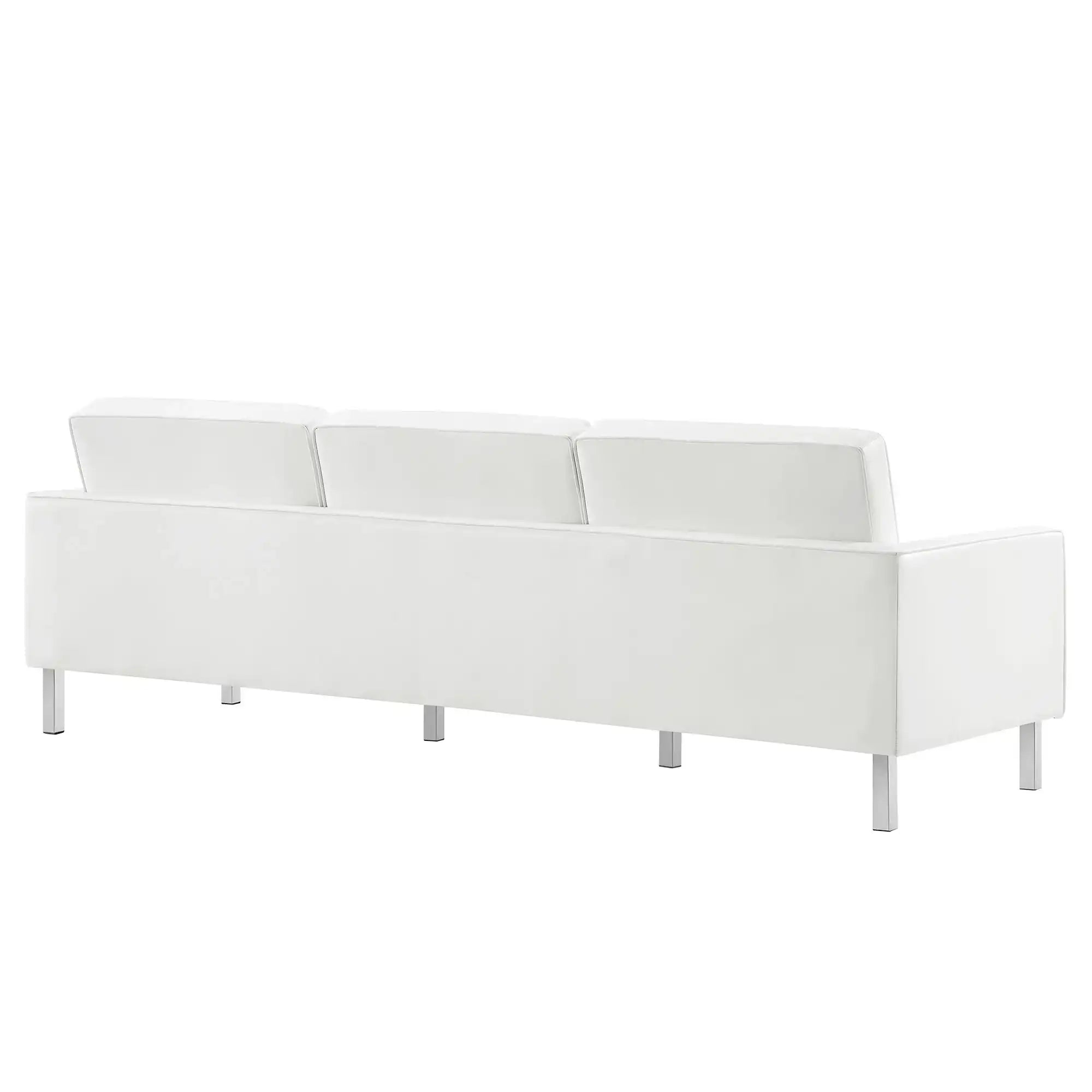 Loft Tufted Vegan Leather Sofa by Modway - Best Buy Furniture