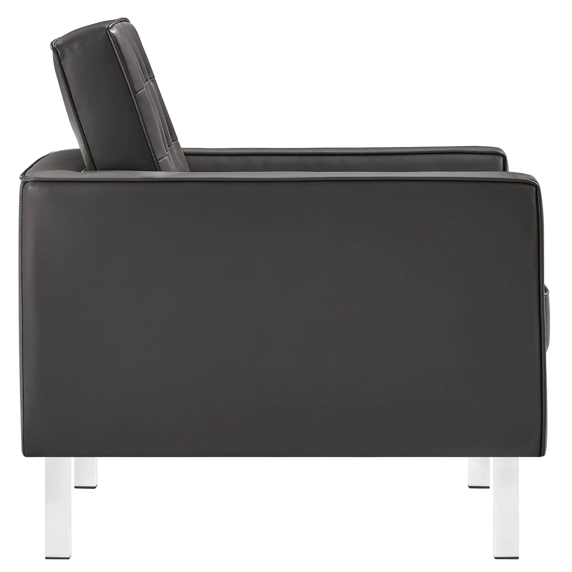 Loft 3-Piece Tufted Vegan Leather Furniture Set by Modway - Best Buy Furniture