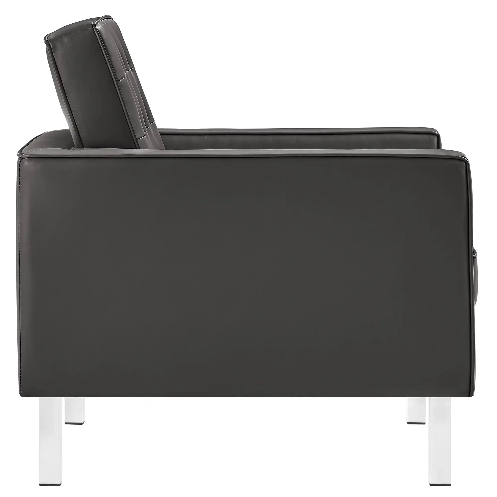 Loft 3-Piece Tufted Vegan Leather Furniture Set by Modway - Best Buy Furniture