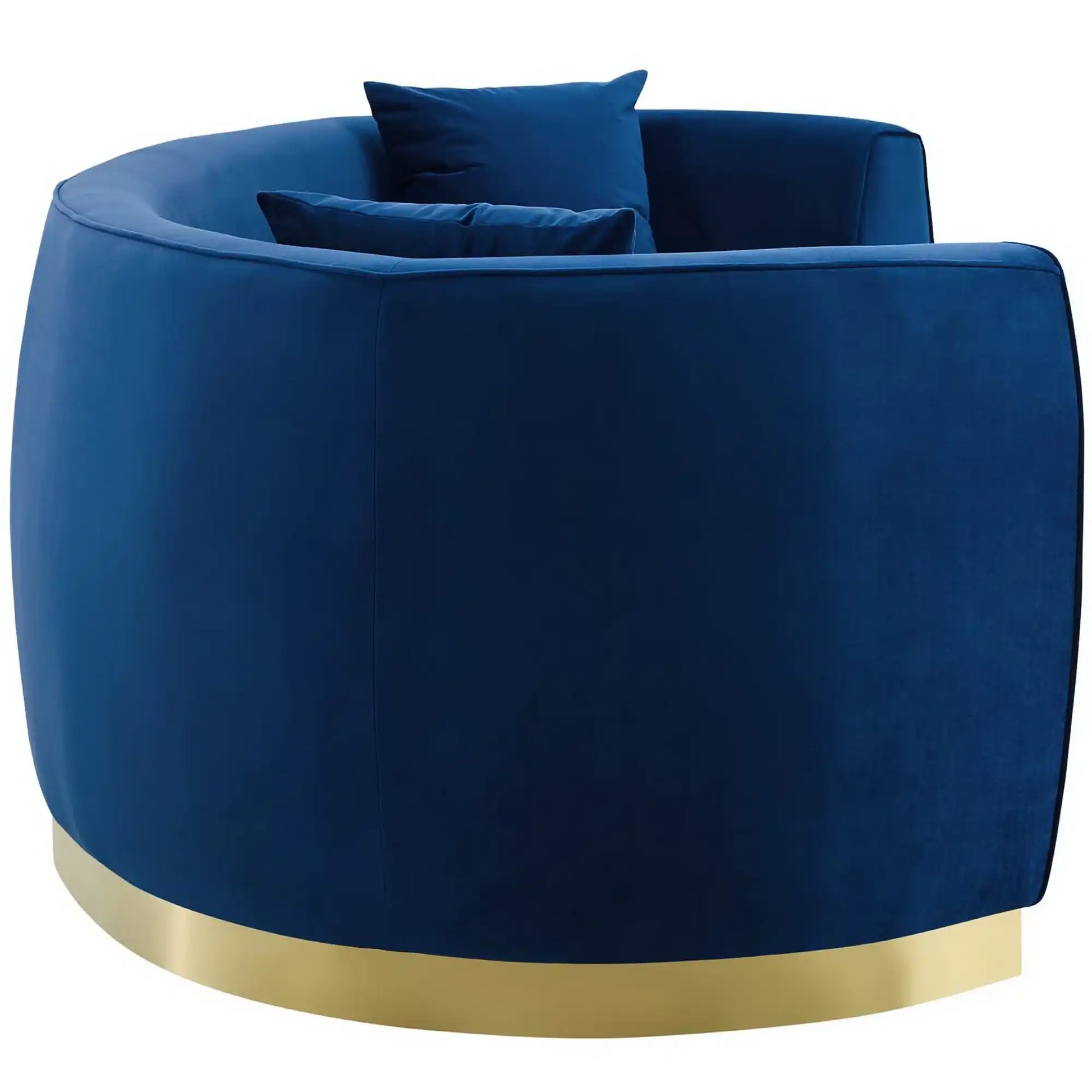 Resolute Curved Performance Velvet Sofa by Modway - Best Buy Furniture