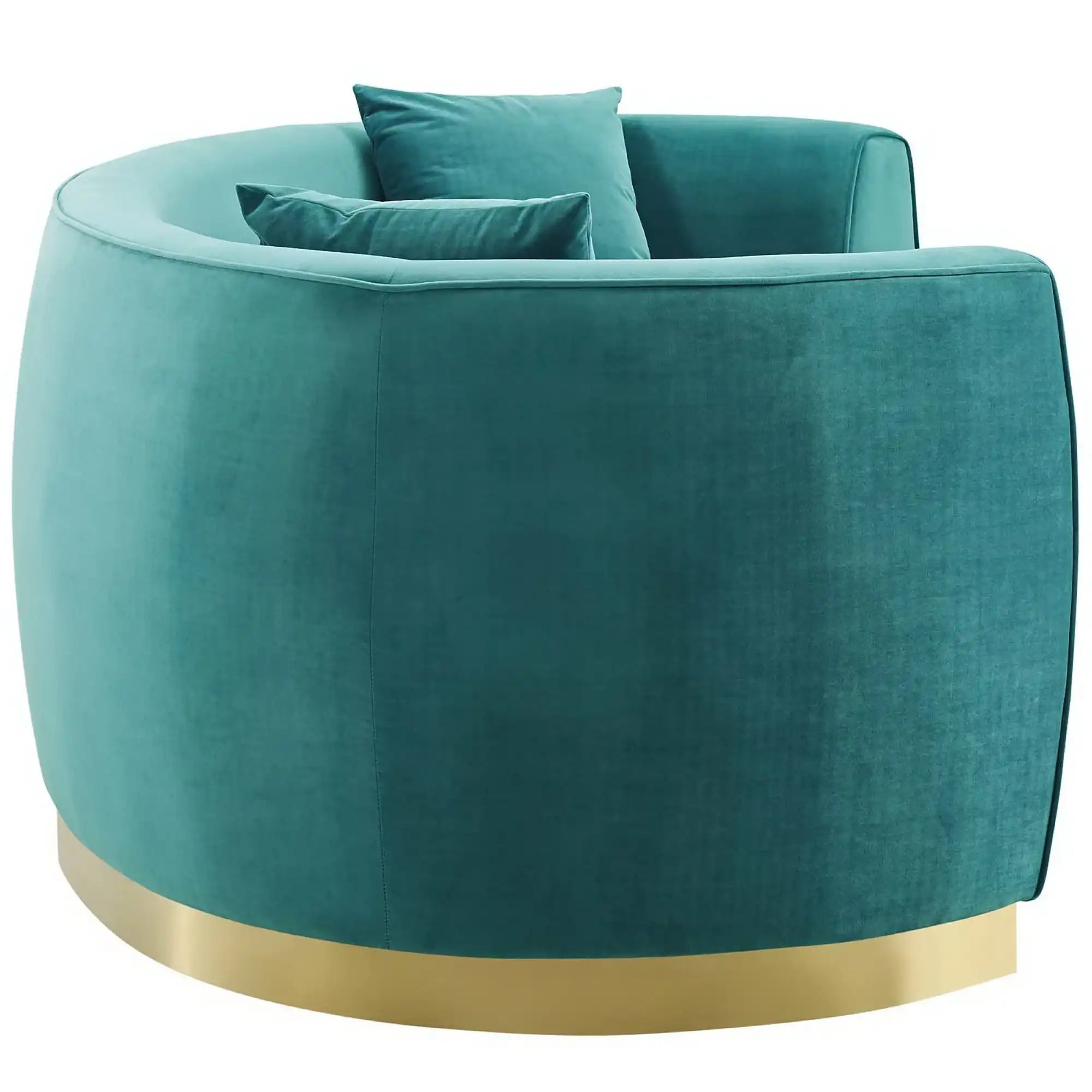 Resolute Curved Performance Velvet Sofa by Modway - Best Buy Furniture