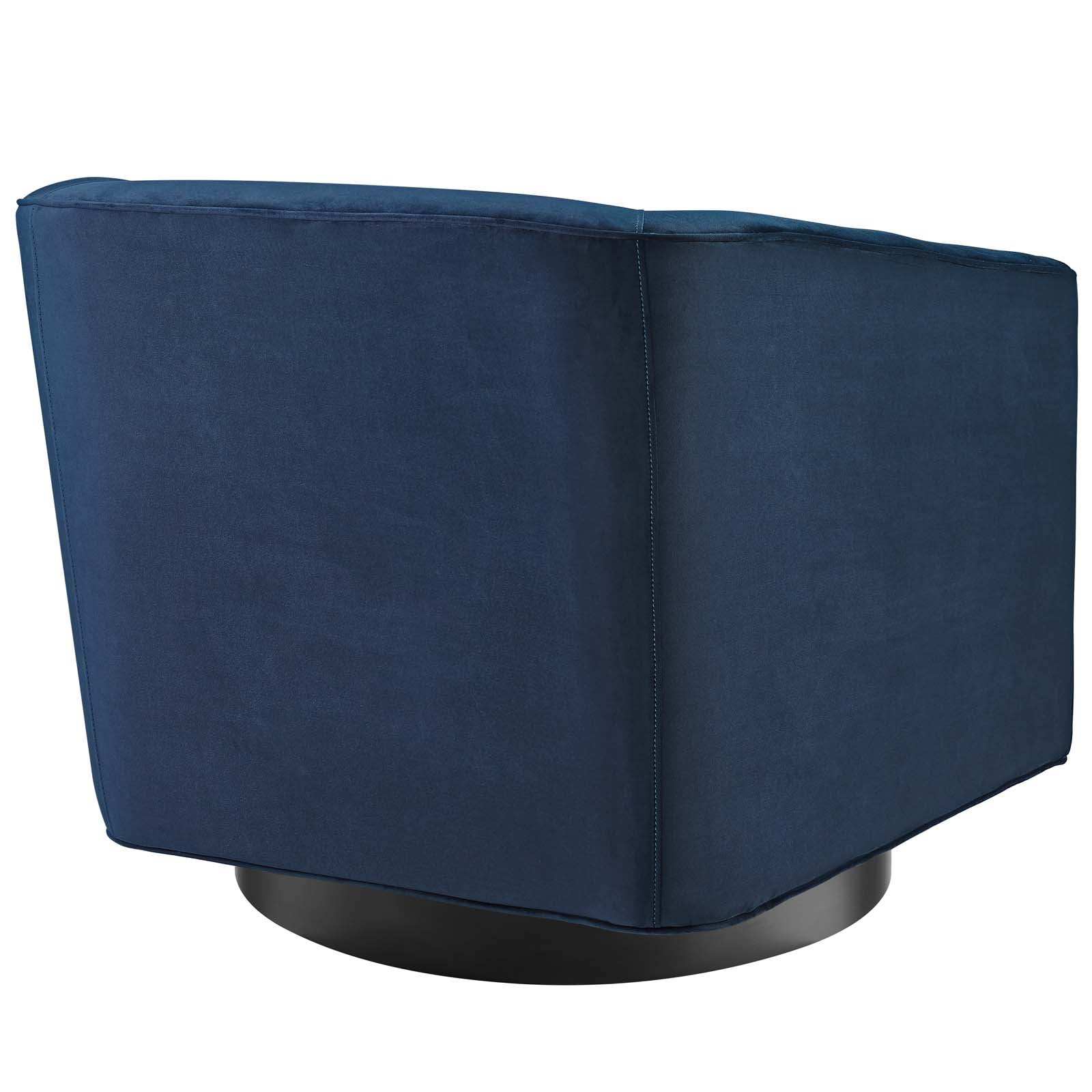 Twist Accent Lounge Performance Velvet Swivel Chair - Best Buy Furniture
