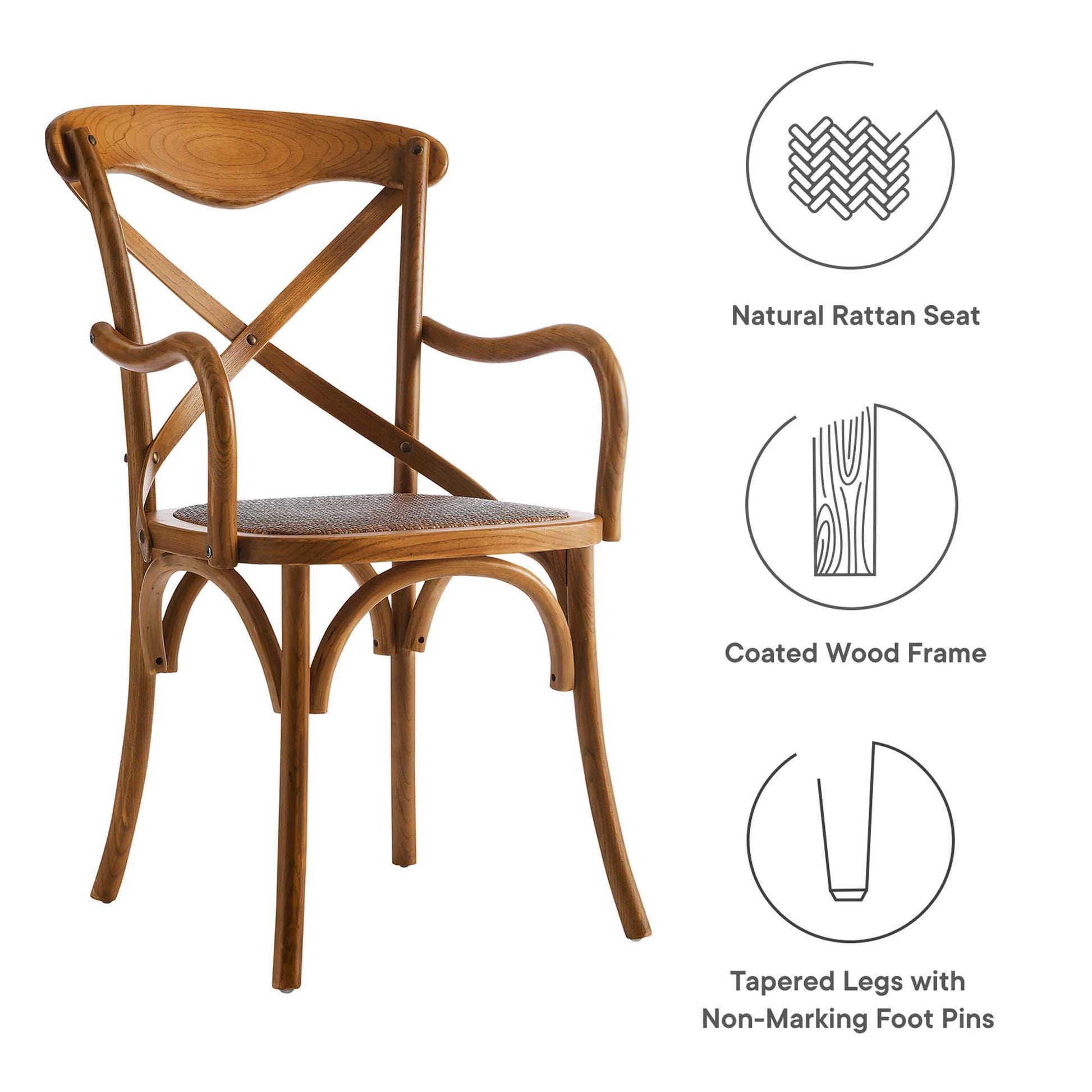 Gear Dining Armchair Set of 4 by Modway - Best Buy Furniture
