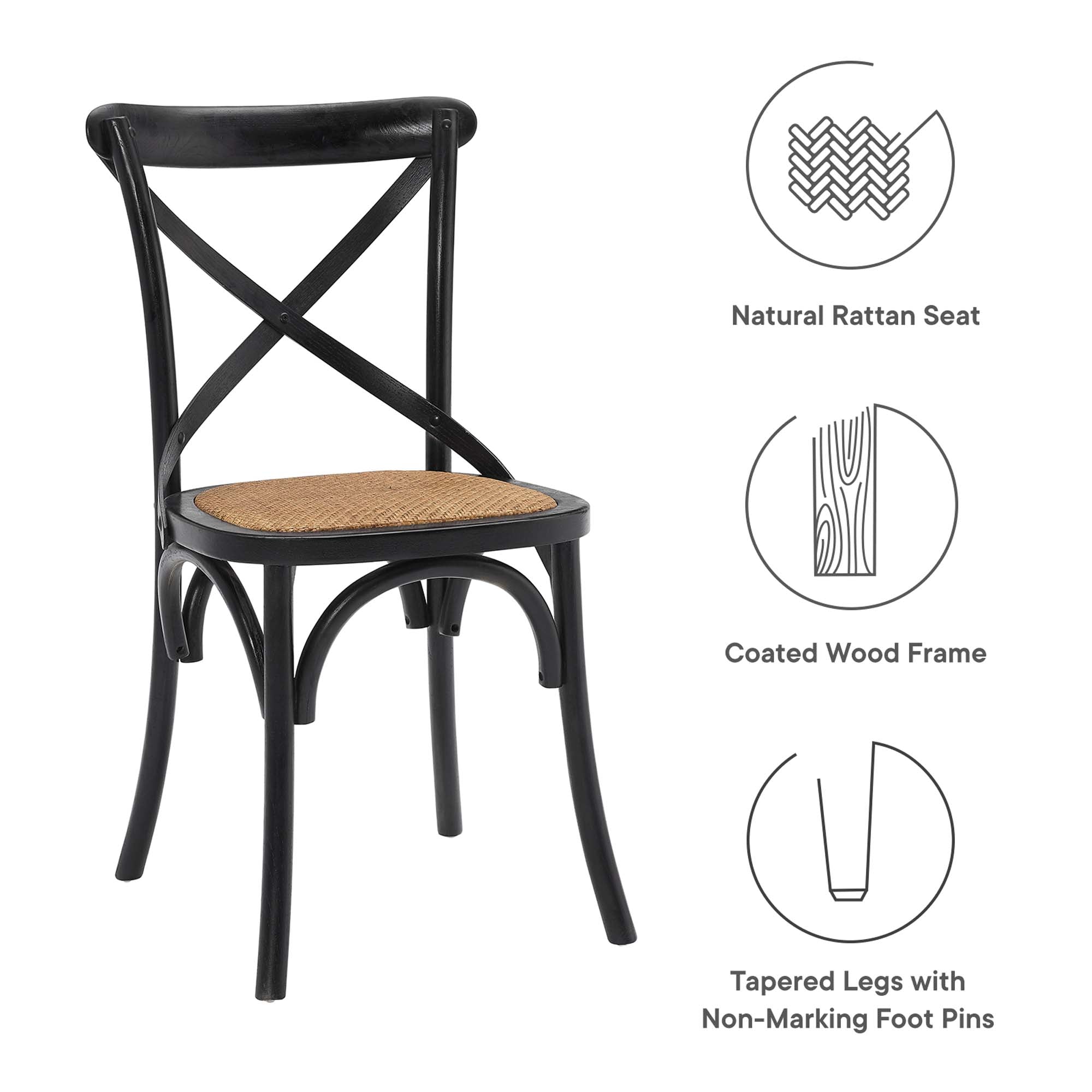 Gear Dining Side Chair Set of 4 by Modway - Best Buy Furniture