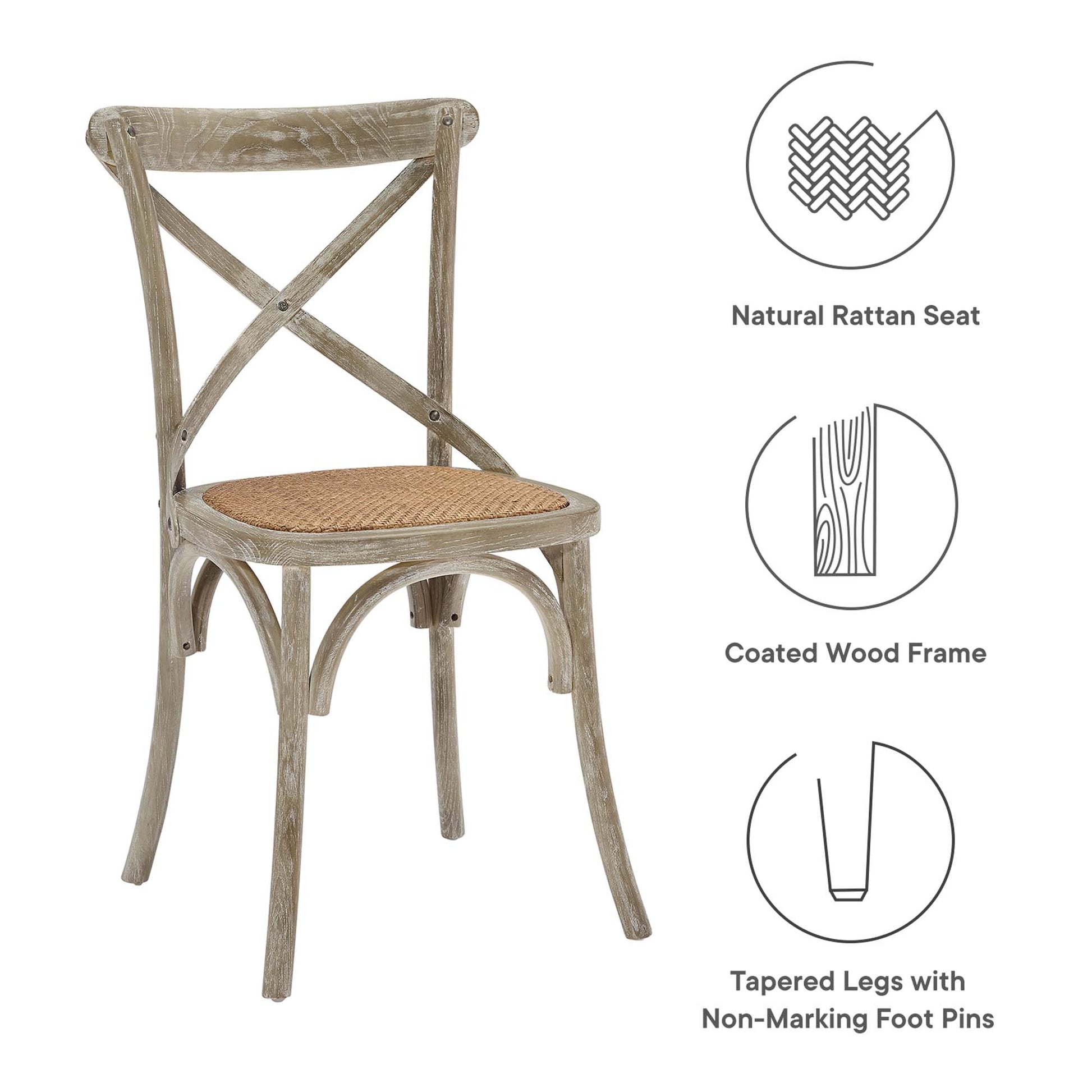 Gear Dining Side Chair Set of 4 by Modway - Best Buy Furniture
