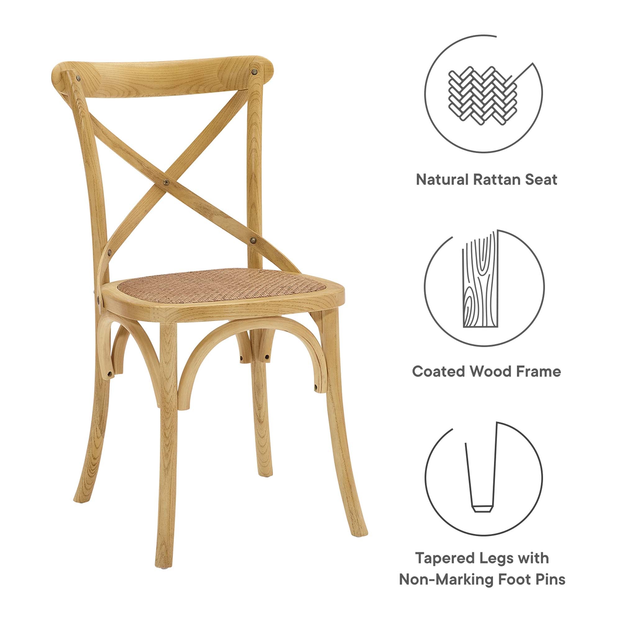 Gear Dining Side Chair Set of 4 by Modway - Best Buy Furniture