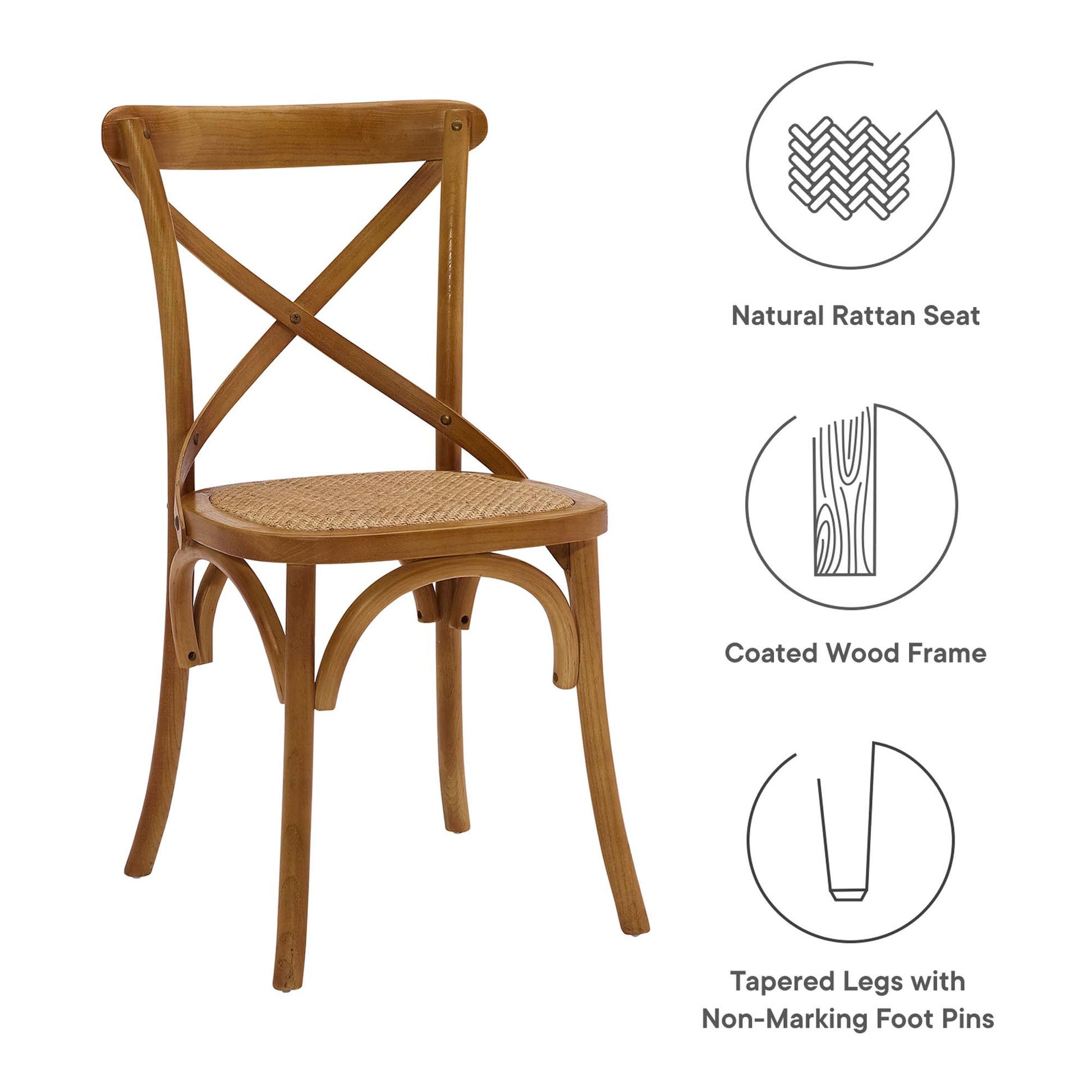 Gear Dining Side Chair Set of 4 by Modway - Best Buy Furniture