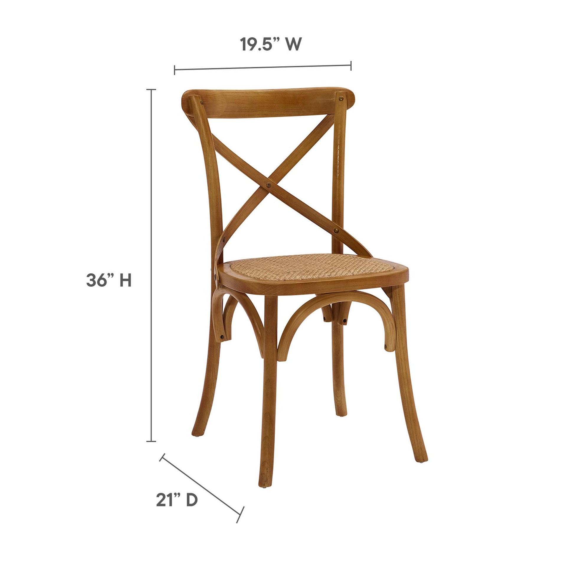 Gear Dining Side Chair Set of 4 by Modway - Best Buy Furniture