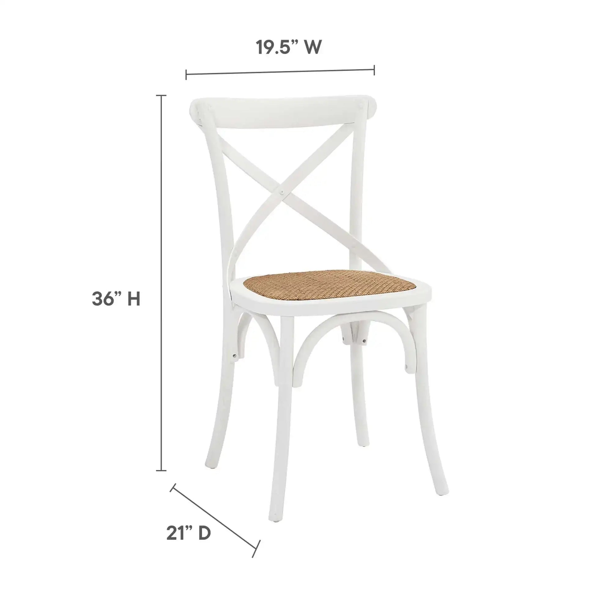 Gear Dining Side Chair Set of 4 by Modway - Best Buy Furniture