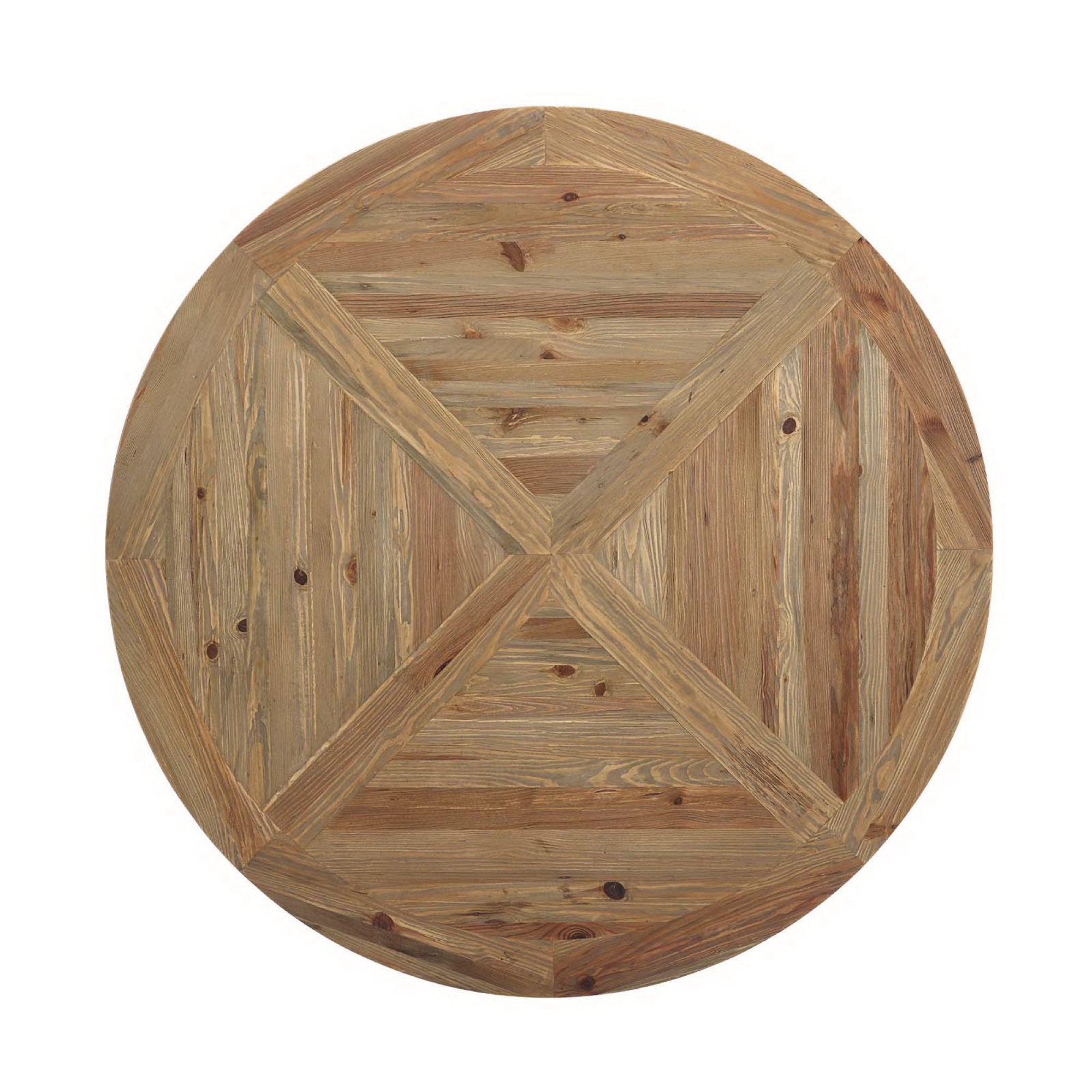 Column 59" Round Pine Wood Dining Table by Modway - Best Buy Furniture