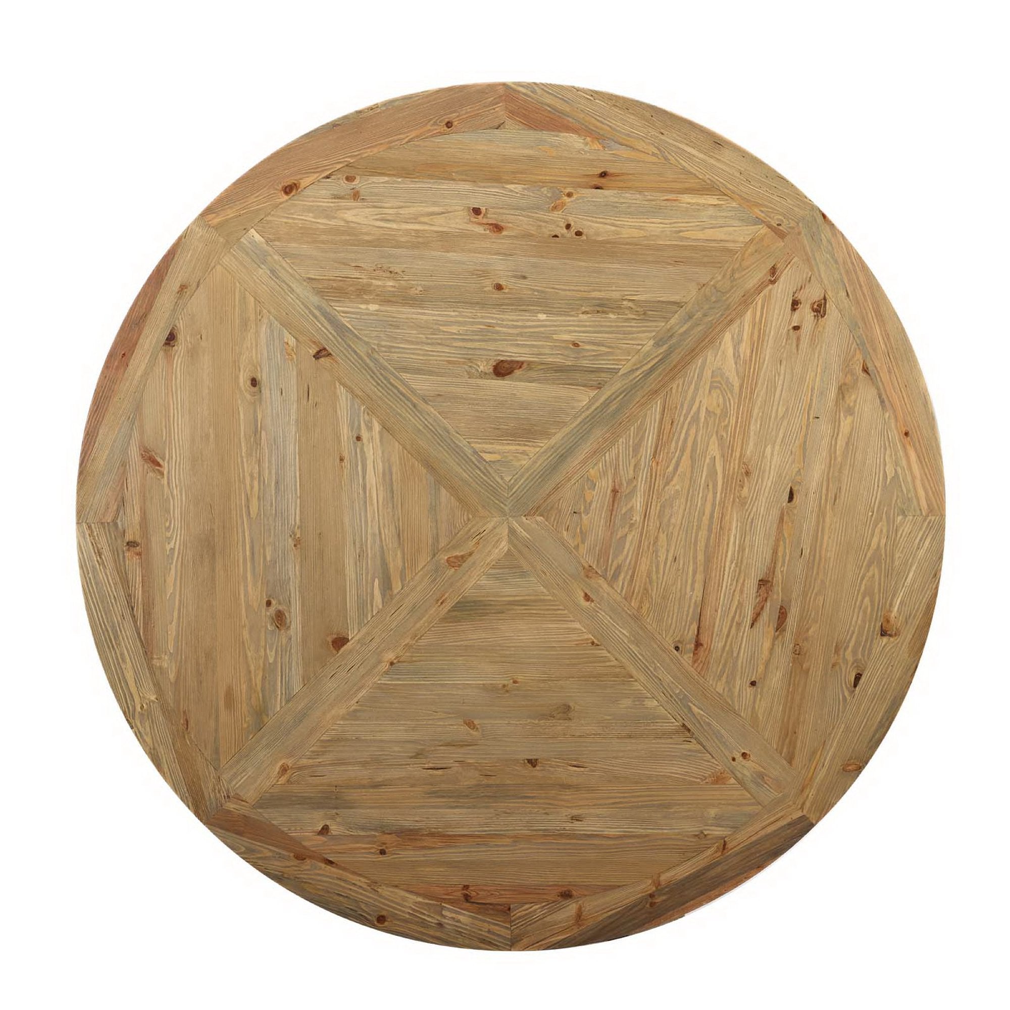 Column 71" Round Pine Wood Dining Table by Modway - Best Buy Furniture