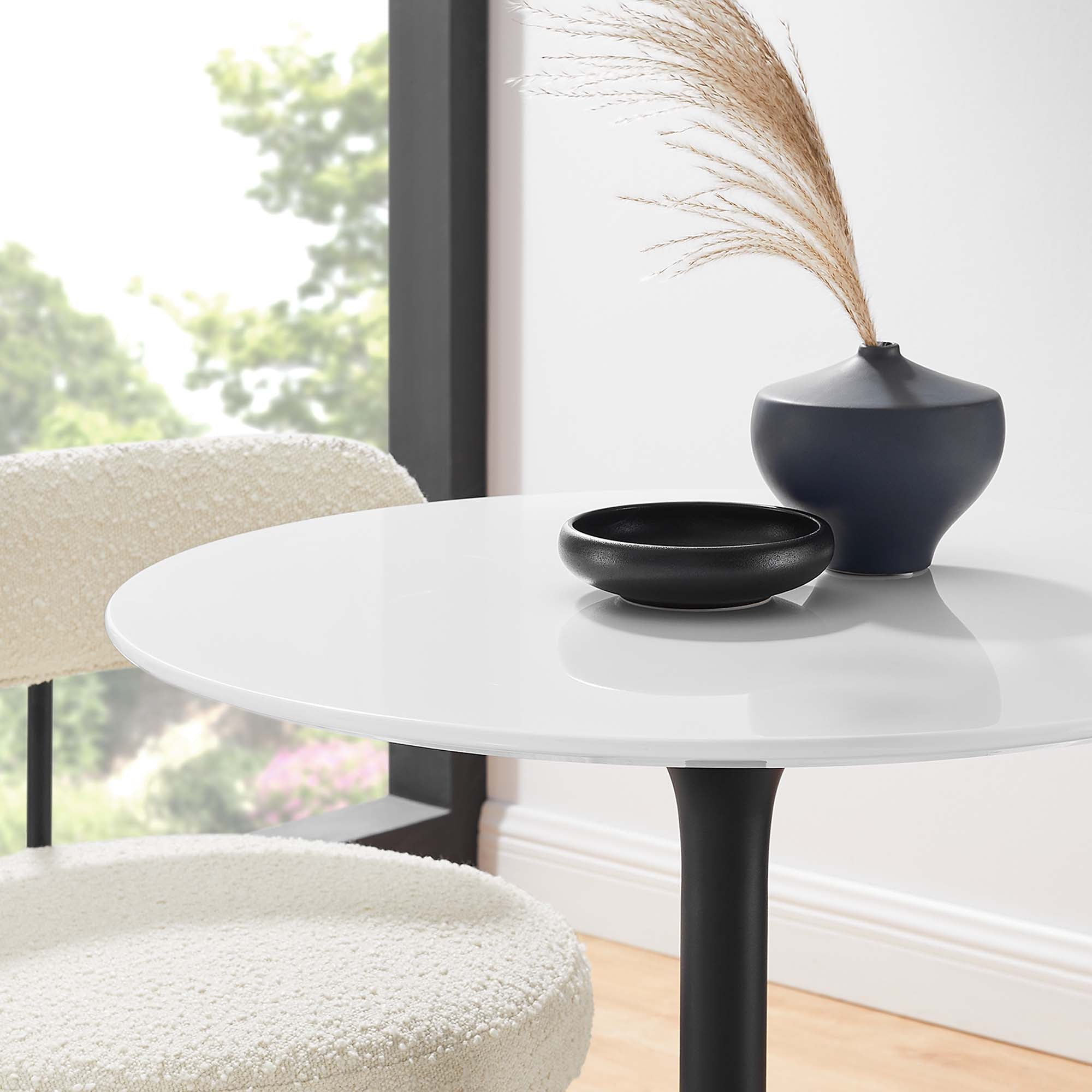 Lippa 28" Round Wood Dining Table by Modway - Best Buy Furniture