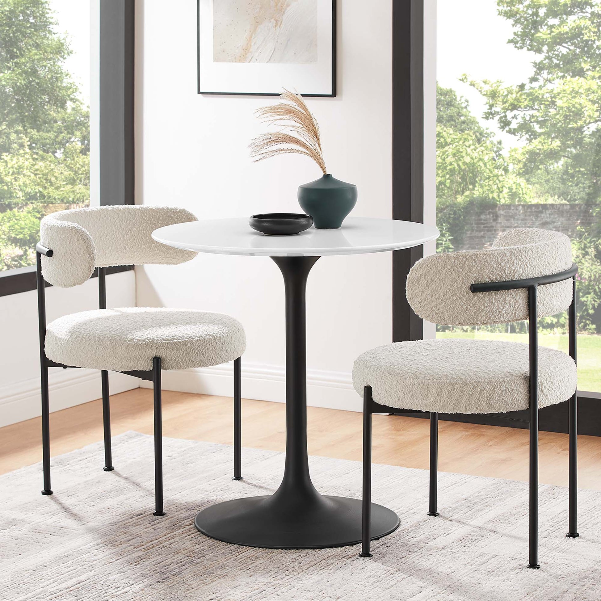 Lippa 28" Round Wood Dining Table by Modway - Best Buy Furniture