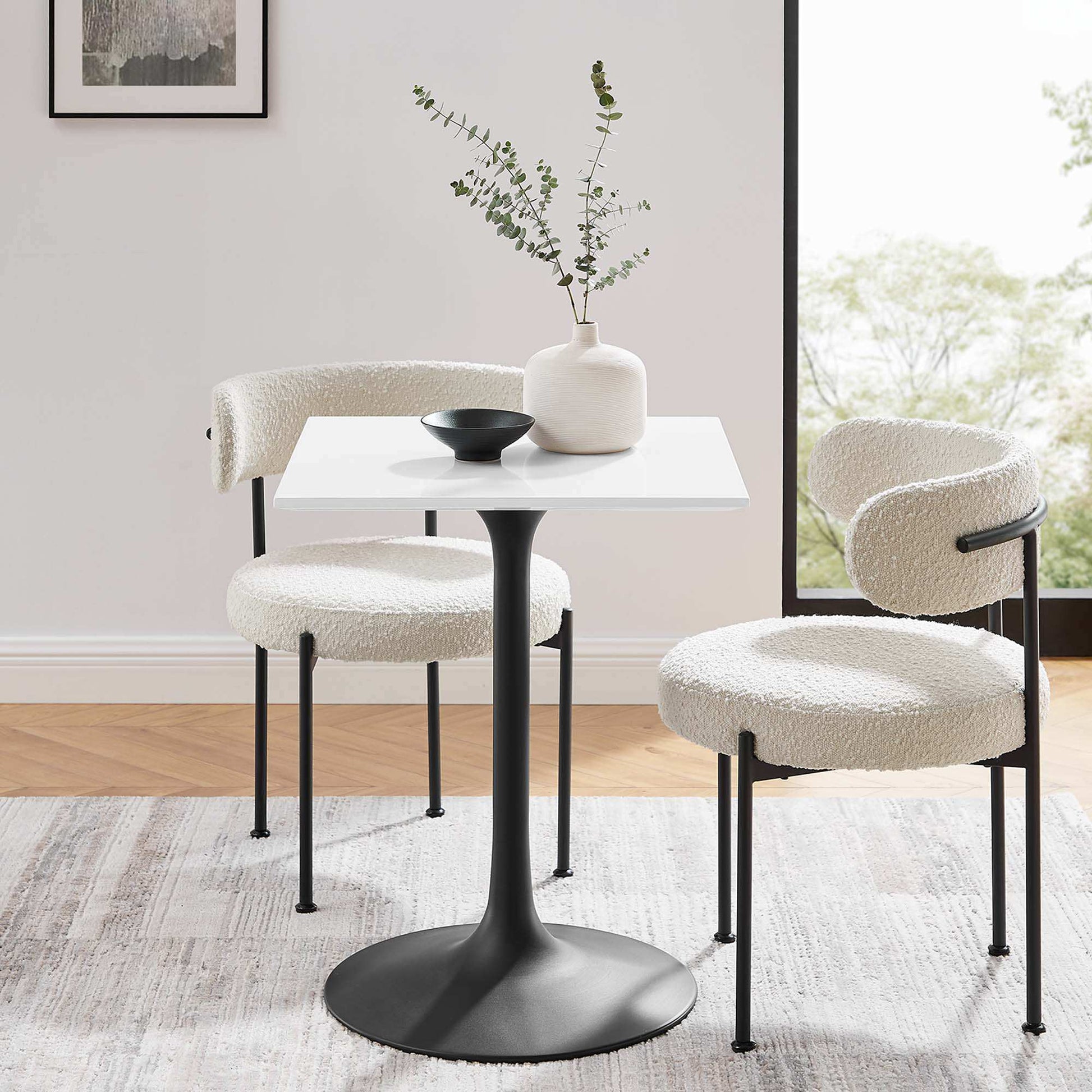 Lippa 24" Square Wood Dining Table by Modway - Best Buy Furniture
